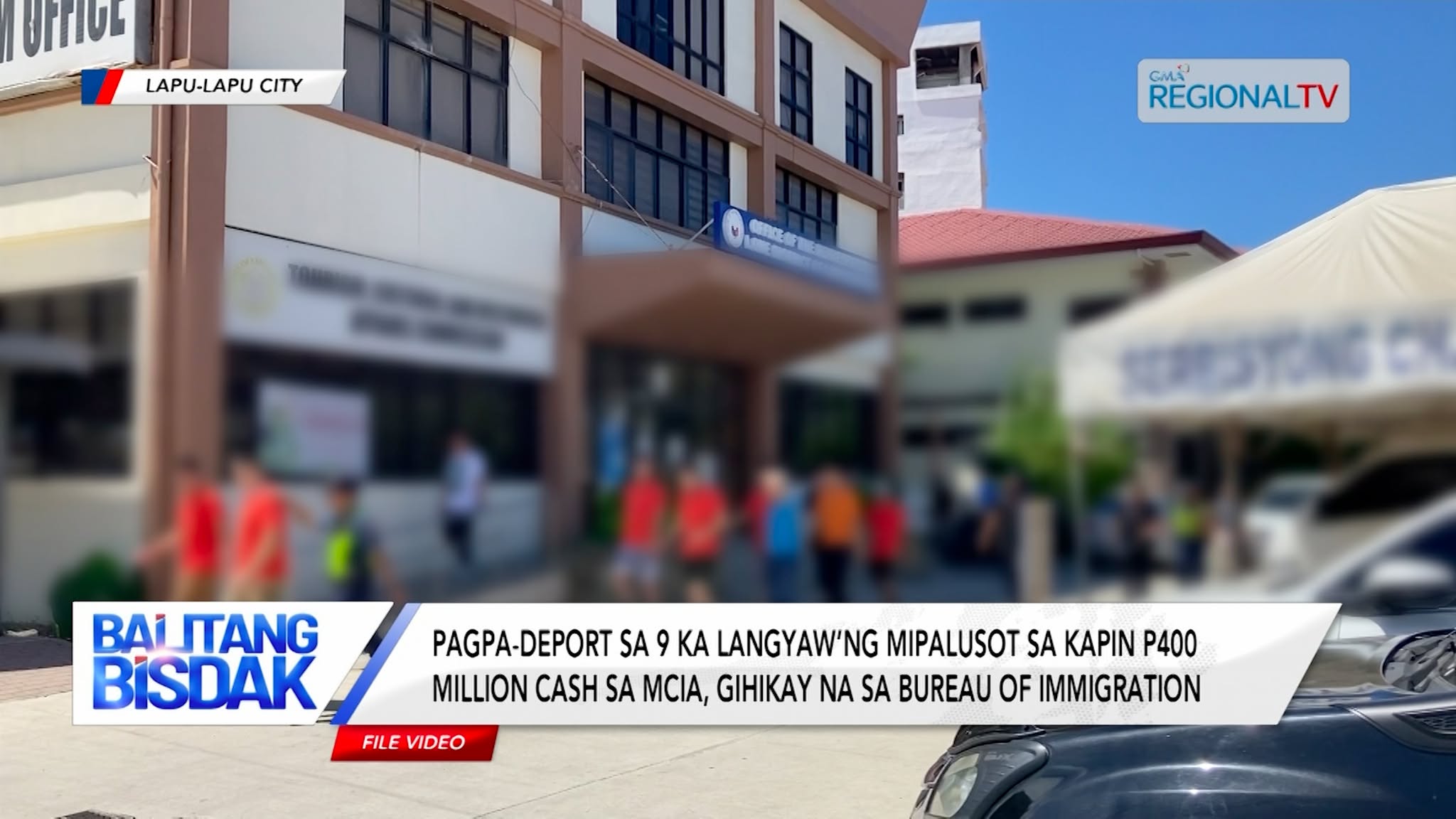 Pagpa-deport sa 9 langyaw’ng mipalusot sa kapin P400M cash sa MCIA, gihikay na
