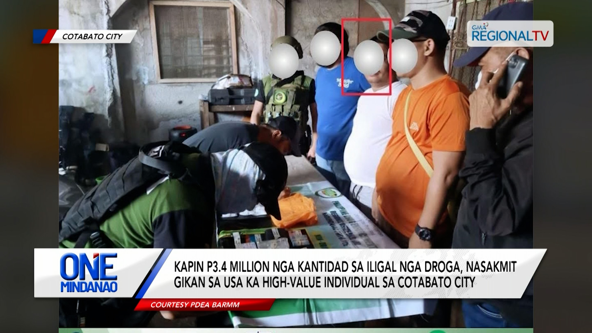 Kapin P3.4 Million nga kantidad sa iligal nga droga, nasakmit sa Cotabato City