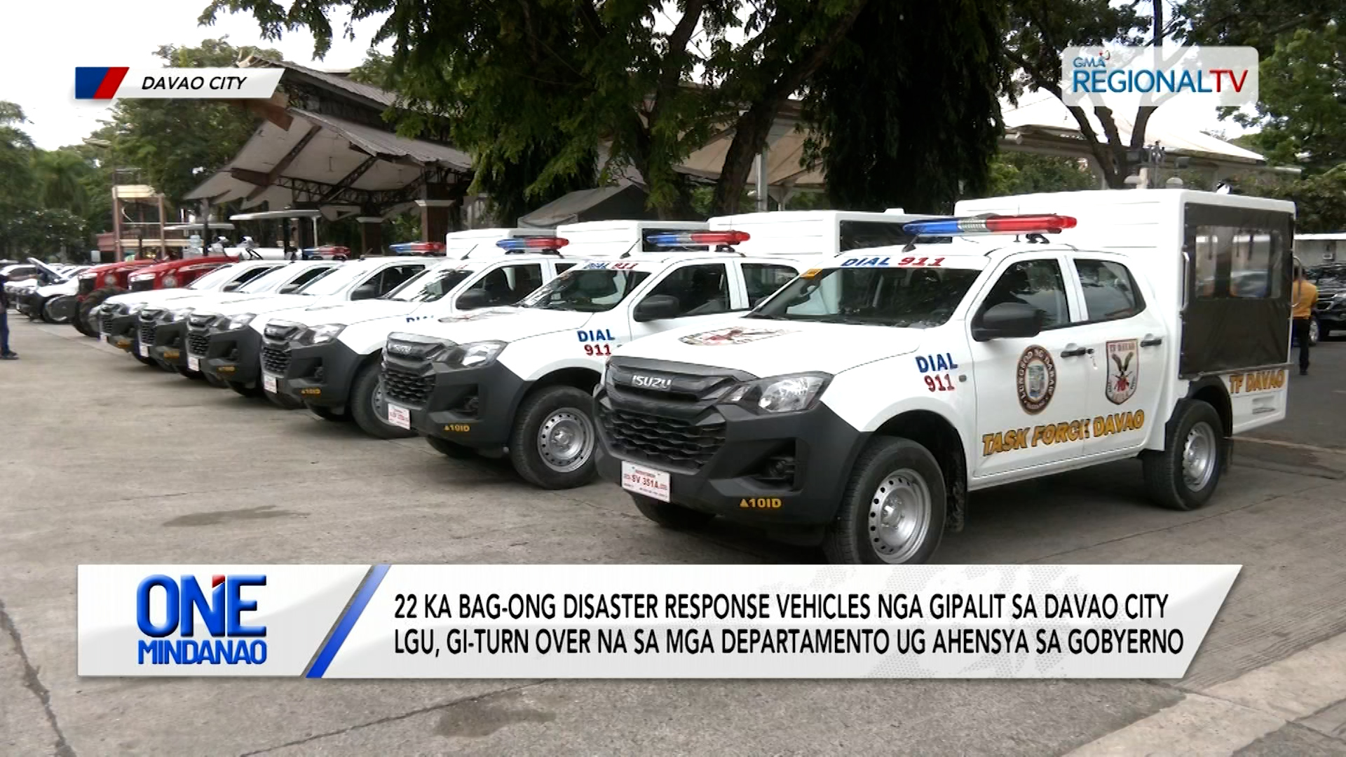 22 disaster response vehicles, gi-turn over na