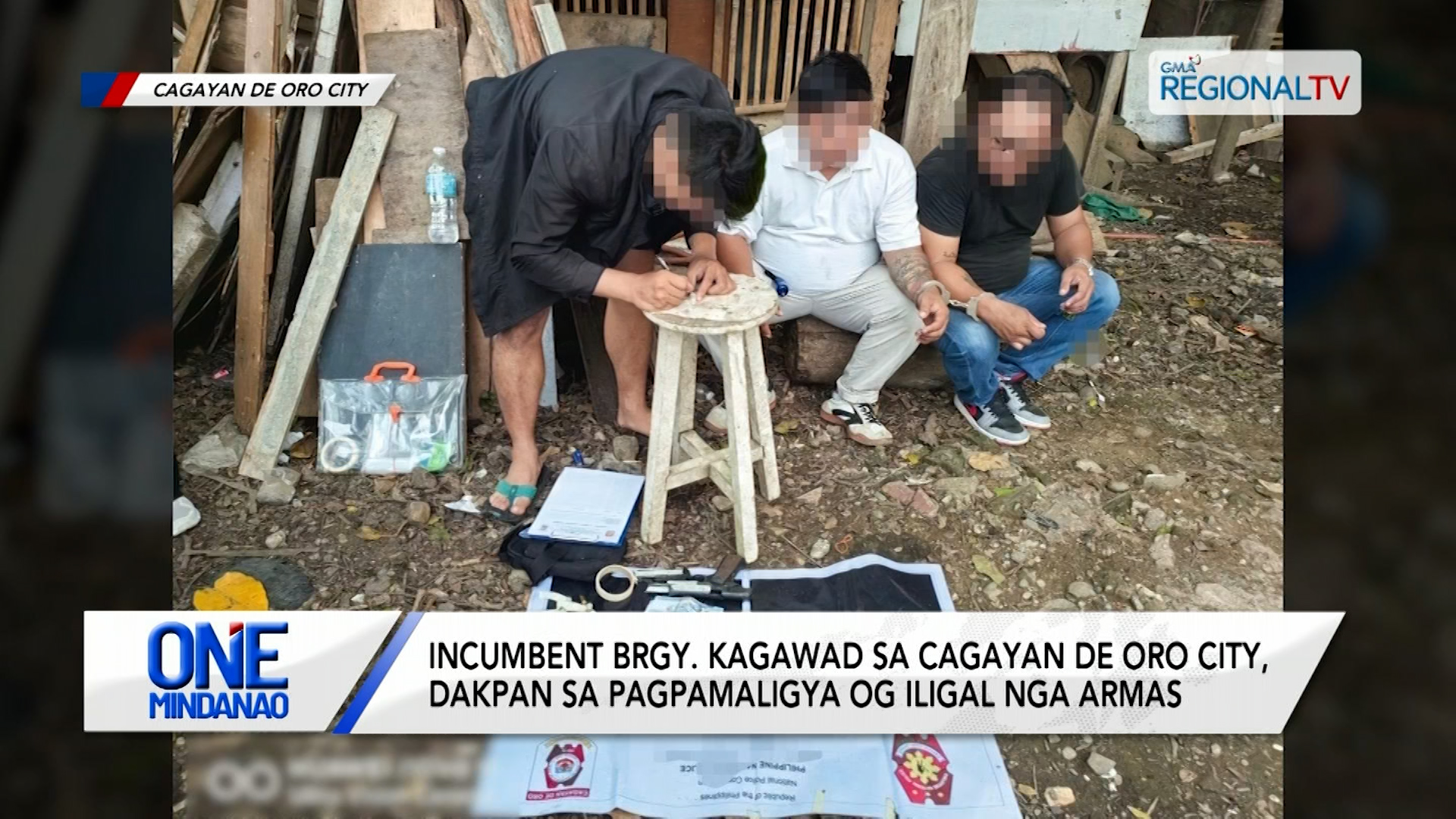 Barangay Kagawad sa Cagayan de Oro City, dakpan sa pagpamaligya og armas