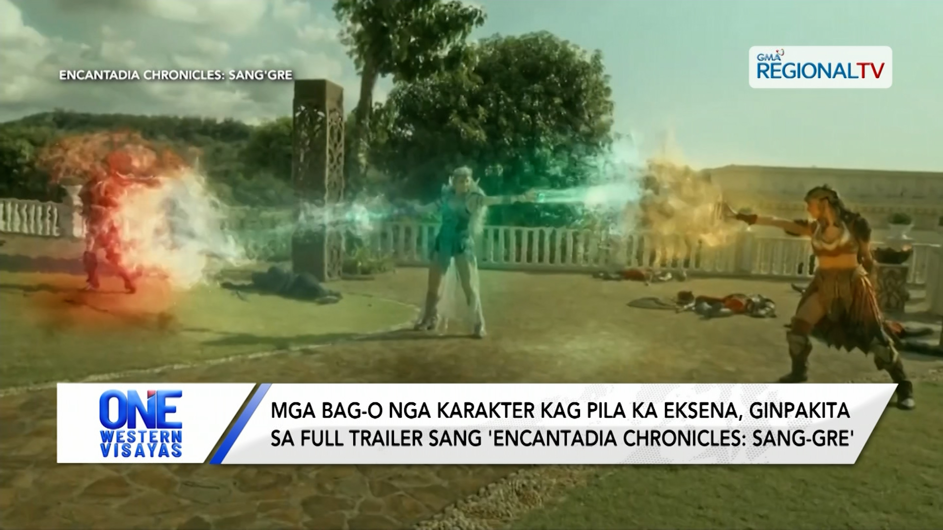 Bag-o nga karakter kag eksena sang 'Encantadia Chronicles: Sang-gre,' ginpakita