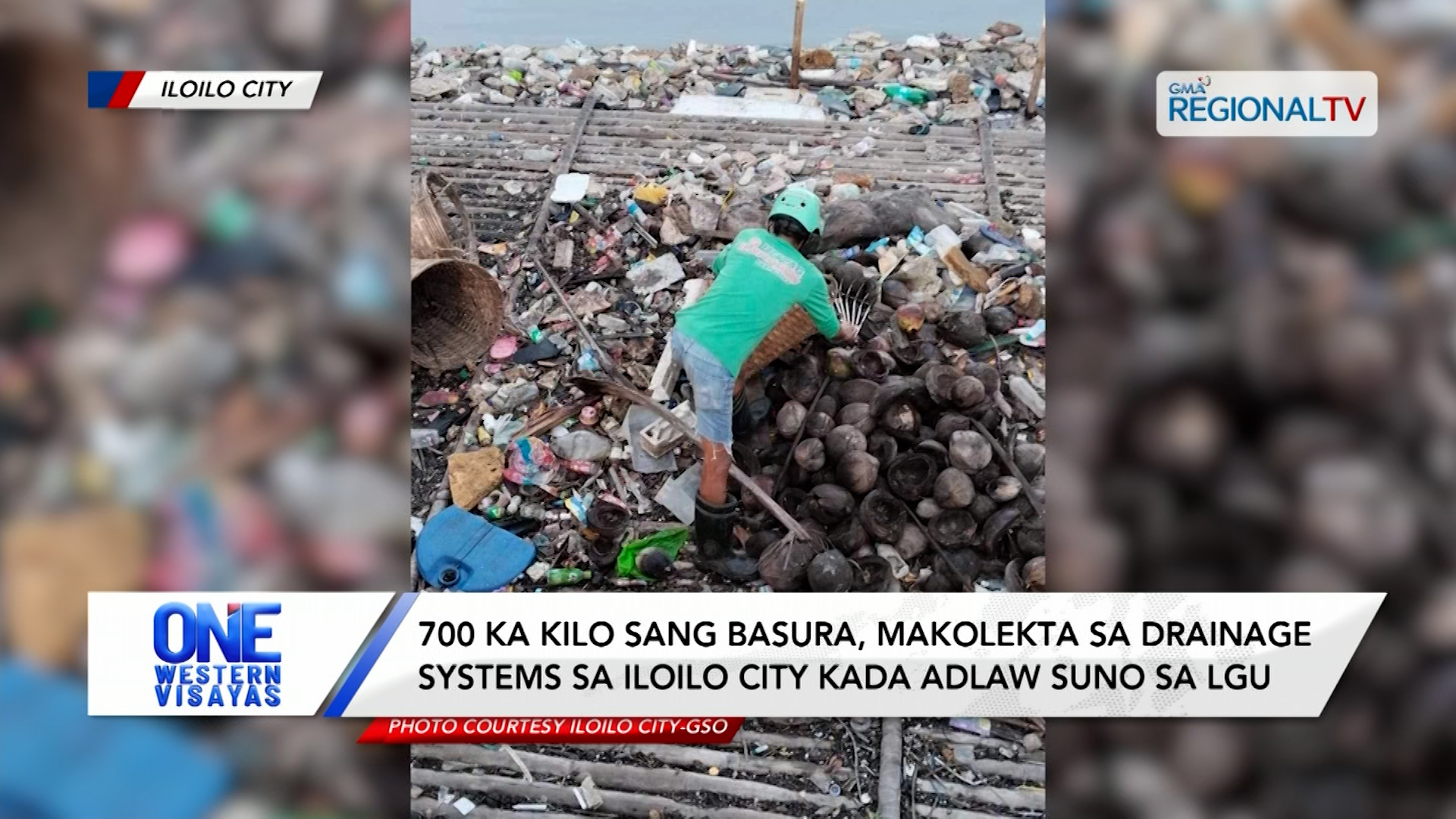 700 ka kilo sang basura makolekta sa drainage systems sa Iloilo City kada adlaw
