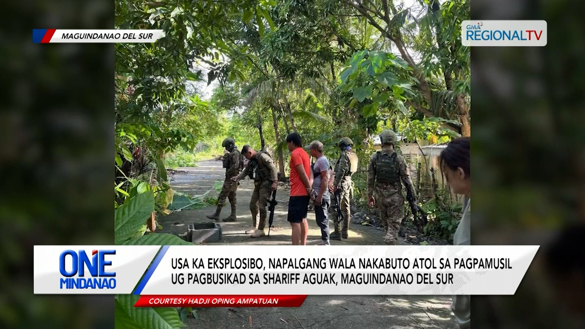 Eksplosibo, wala nakabuto sa pagpamusil ug pagbusikad sa Maguindanao del Sur