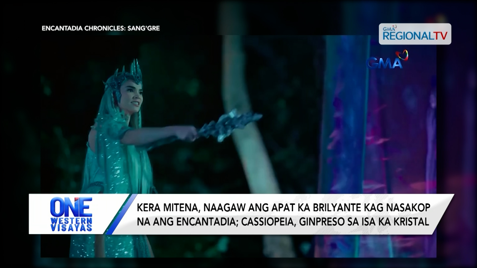 Kera Mitena, naagaw ang apat ka brilyante kag nasakop na ang Encantadia