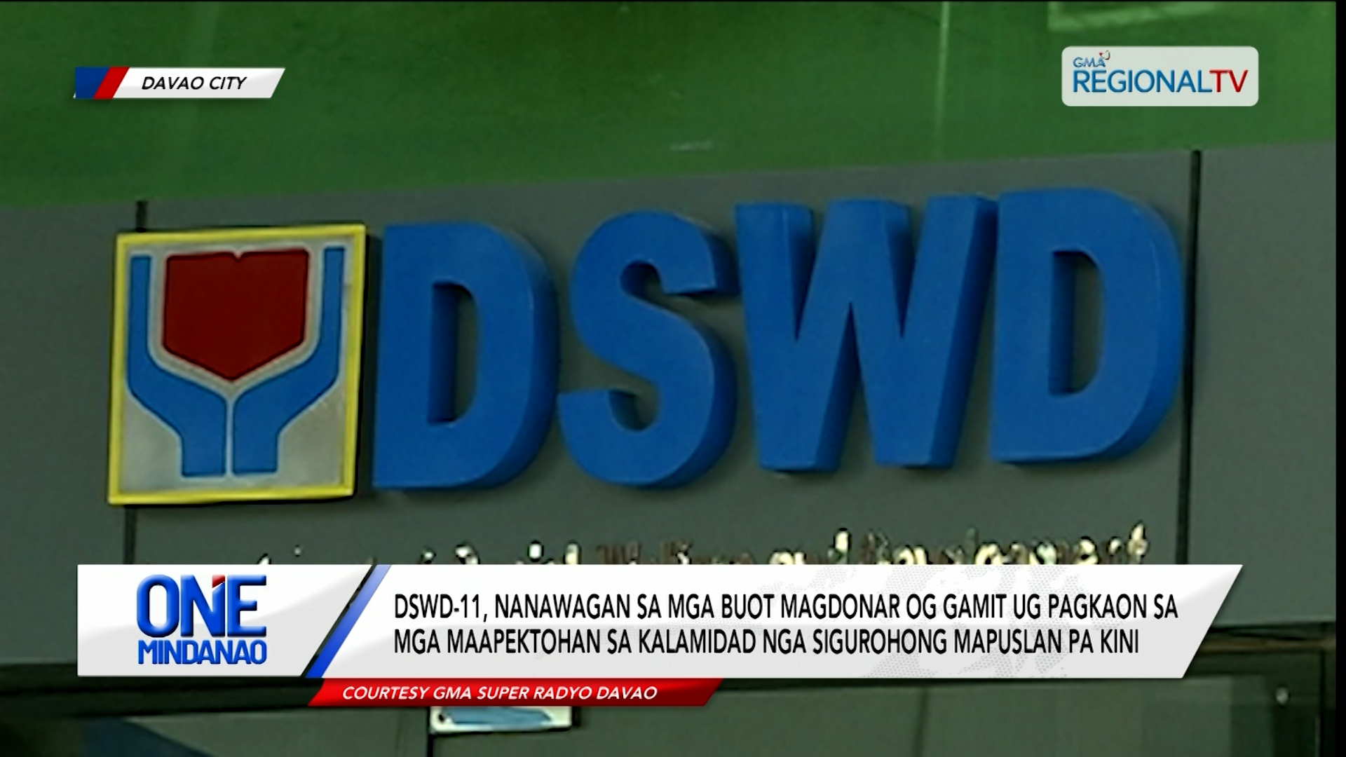 DSWD-11, nanawagan sa magdonar nga sigurohong mapuslan pa kini