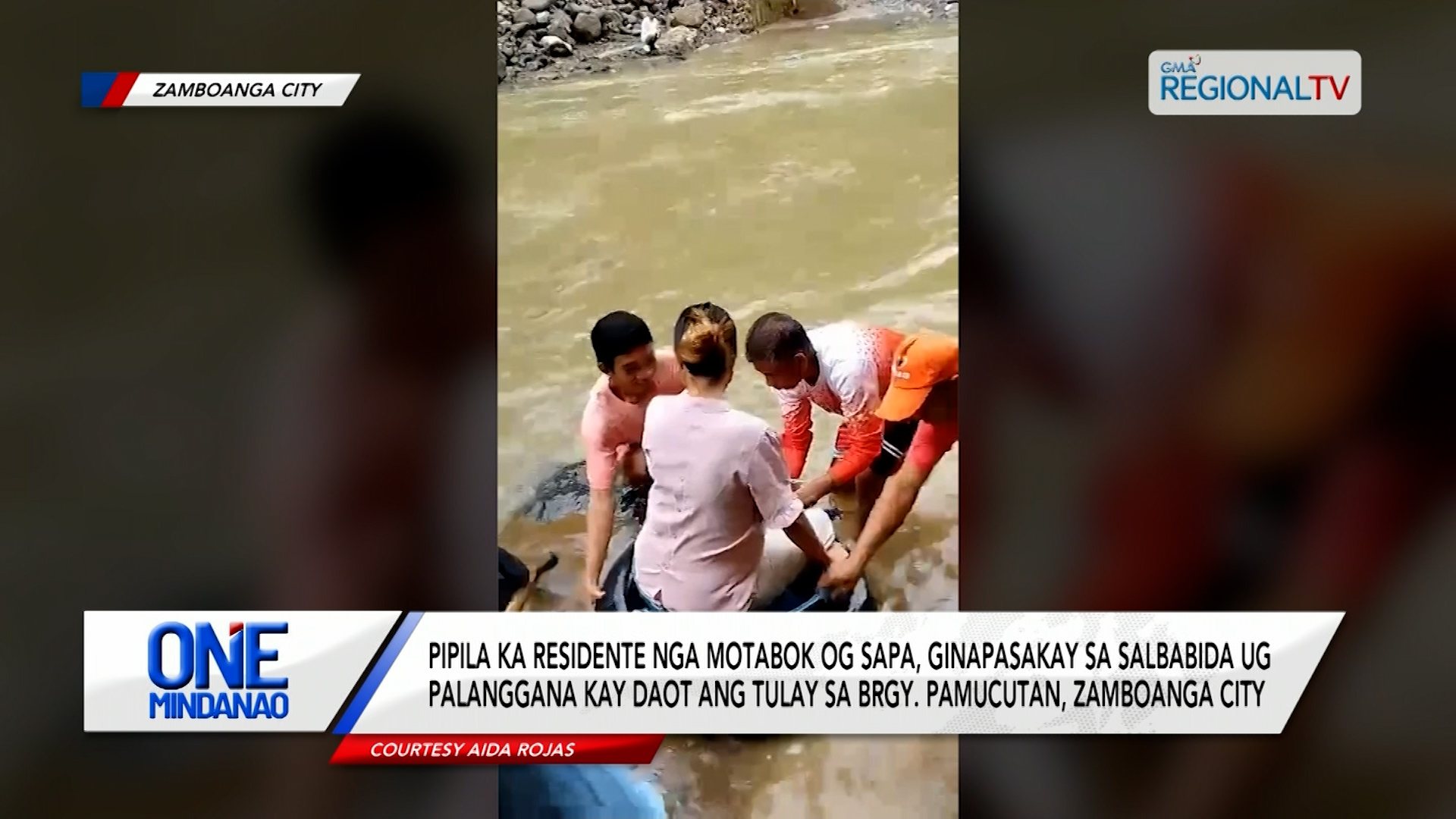 Pipila ka residente nga motabok og sapa, ginapasakay sa salbabida | One Mindanao