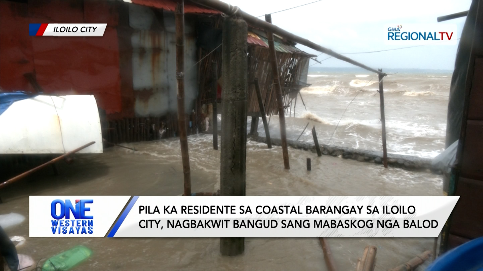 Pila ka residente sa Iloilo City, nagbakwit bangud sang mabaskog nga balod | One Western Visayas