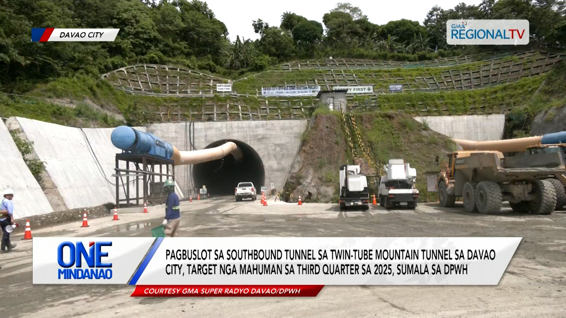 Twin tunnel sa Davao City, makompleto sa 3rd quarter sa 2025 | One Mindanao