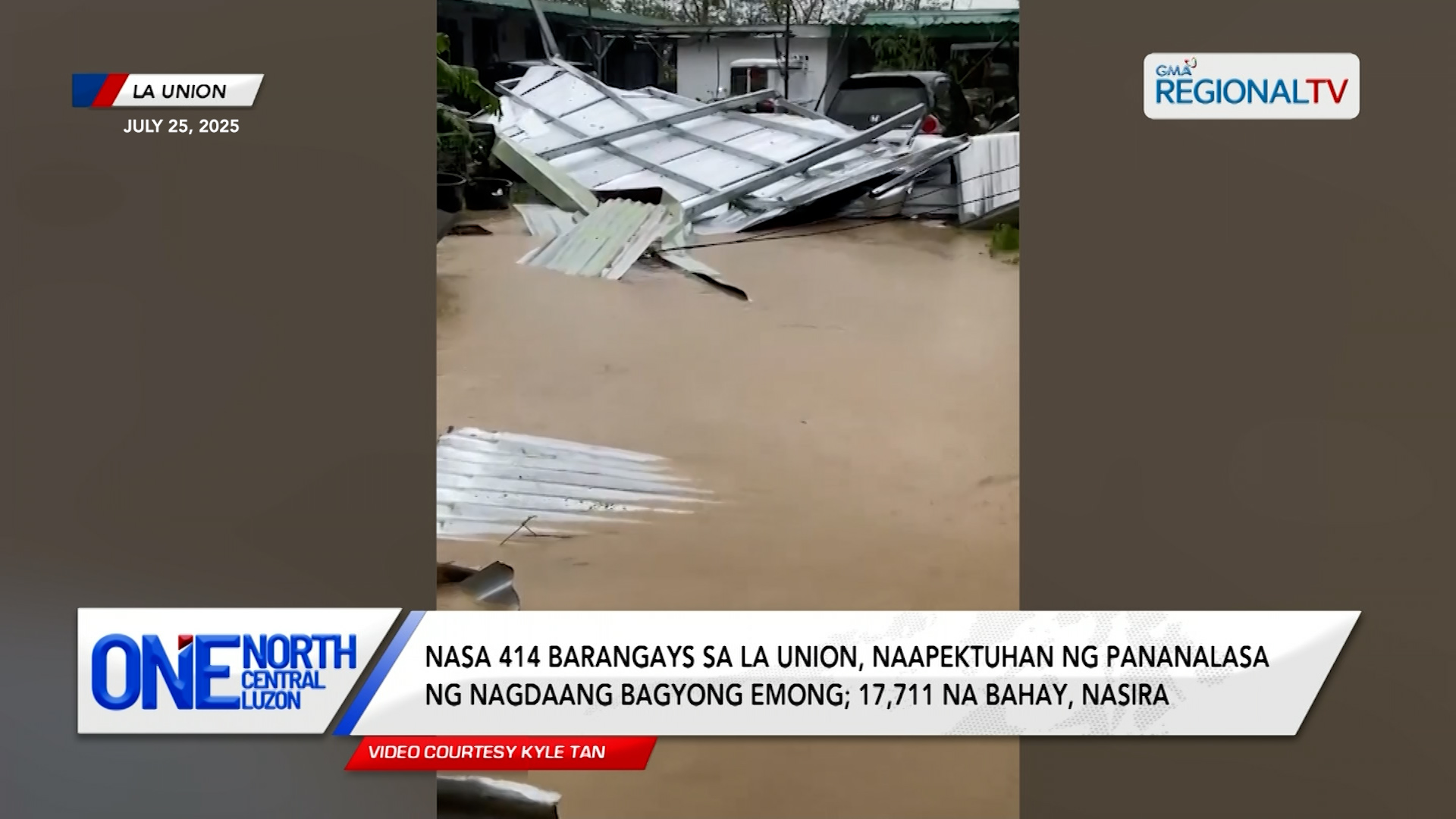 17,711 na bahay, nasira sa pananalasa ng Bagyong Emong sa La Union | One North Central Luzon