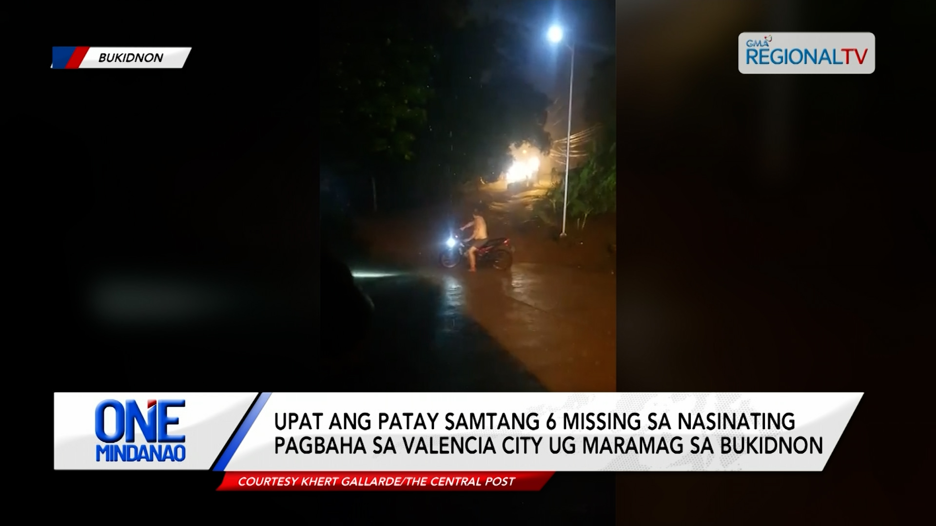 Upat, patay samtang 6 missing sa pagbaha sa Valencia City ug Maramag sa Bukidnon | One Mindanao