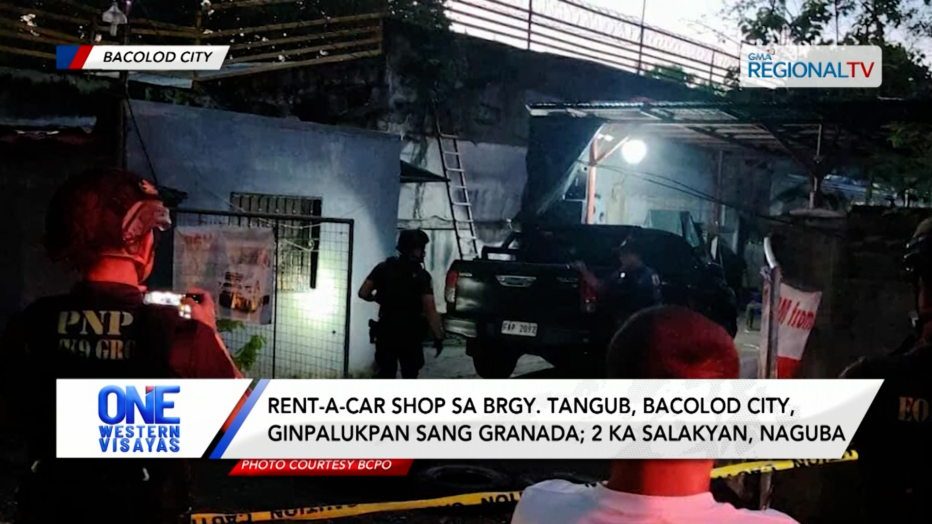 Rent-a-car shop sa Brgy. Tangub, Bacolod City, ginpalukpan sang granada | One Western Visayas