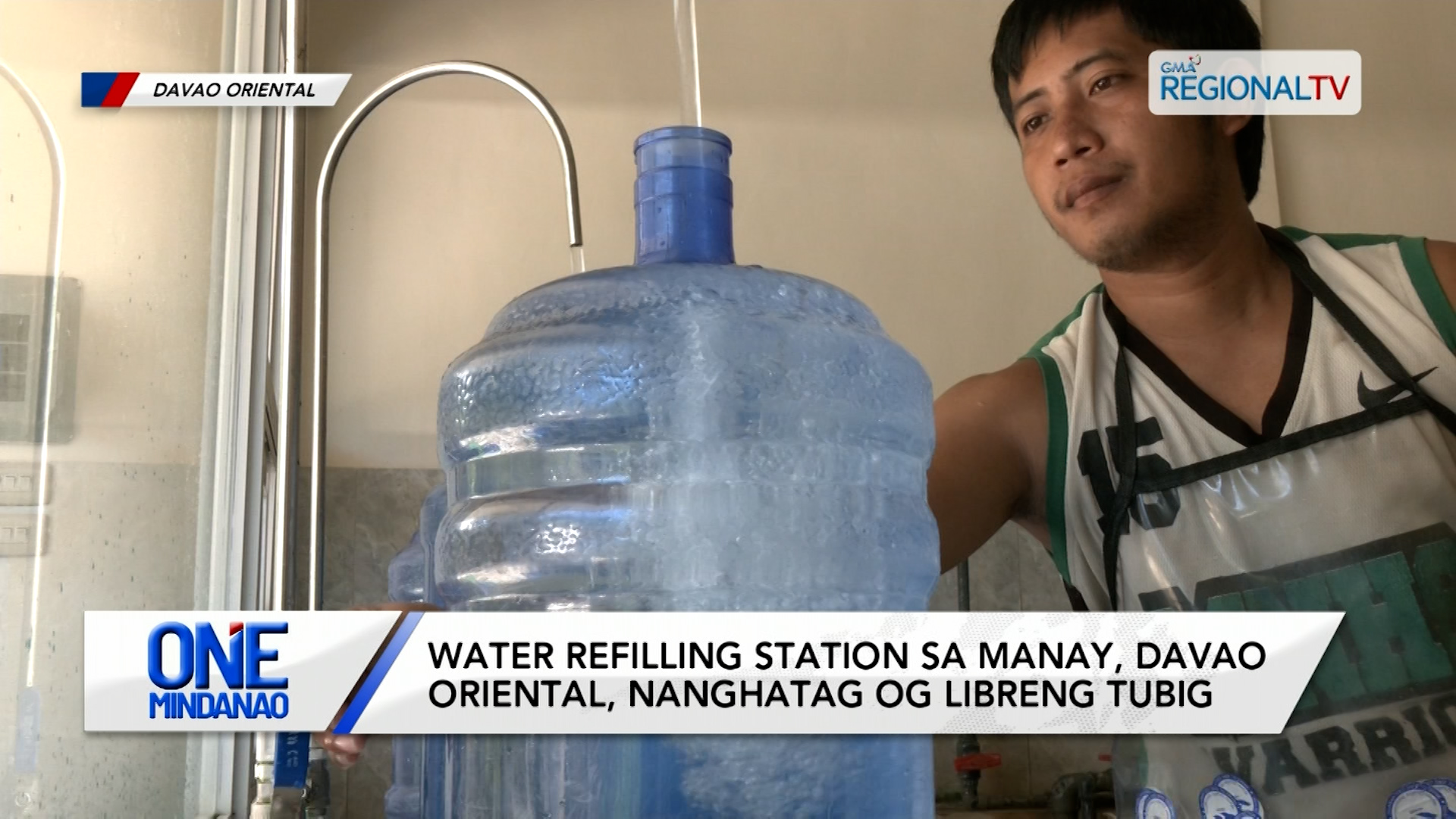 Water refilling station nga apektado sa linog, nanghatag og libreng tubig | One Mindanao