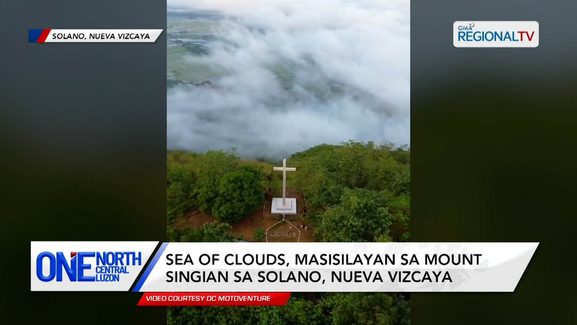 Sea of clouds, masisilayan sa Mount Singian sa Solano, Nueva Vizcaya | One North Central Luzon