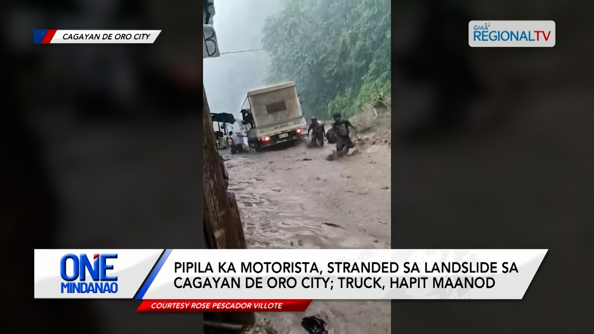 Pipila ka motorista, stranded sa landslide sa Cagayan de Oro City | One Mindanao