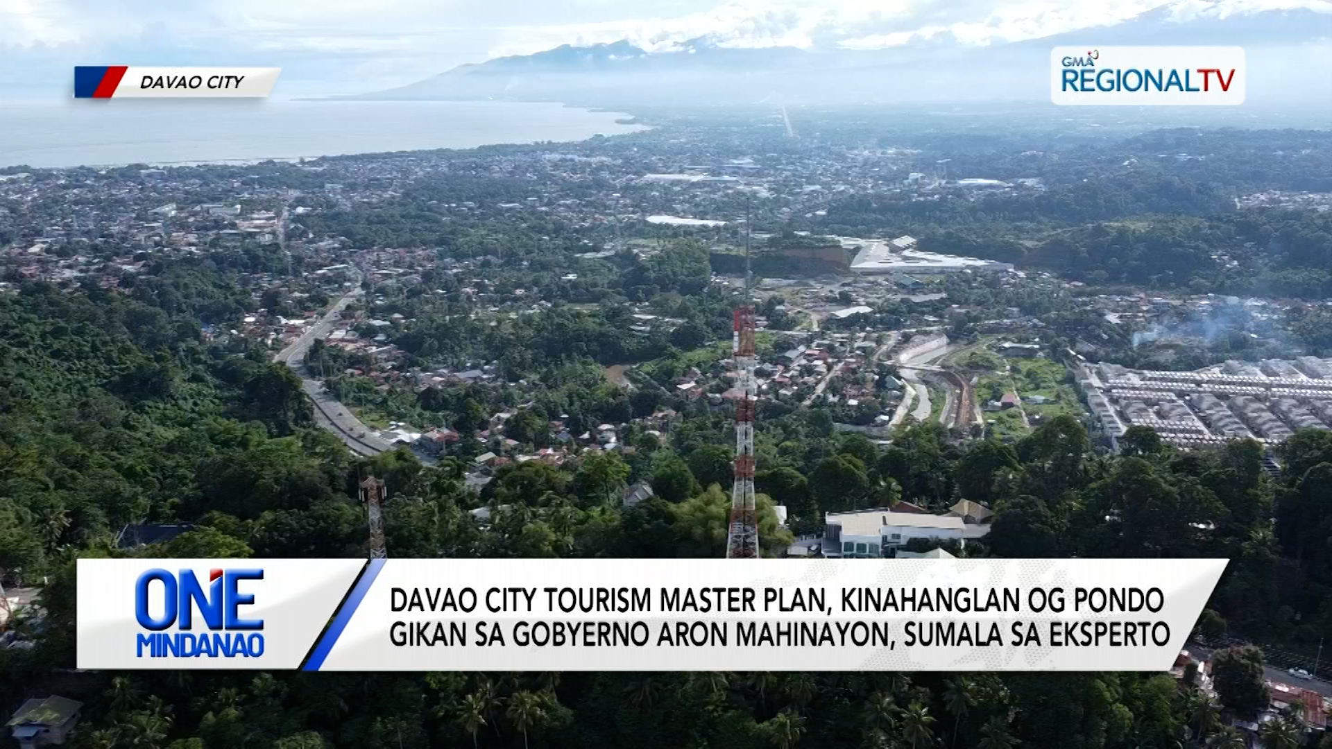 Davao City Tourism Master Plan, kinahanglan og pondo | One Mindanao