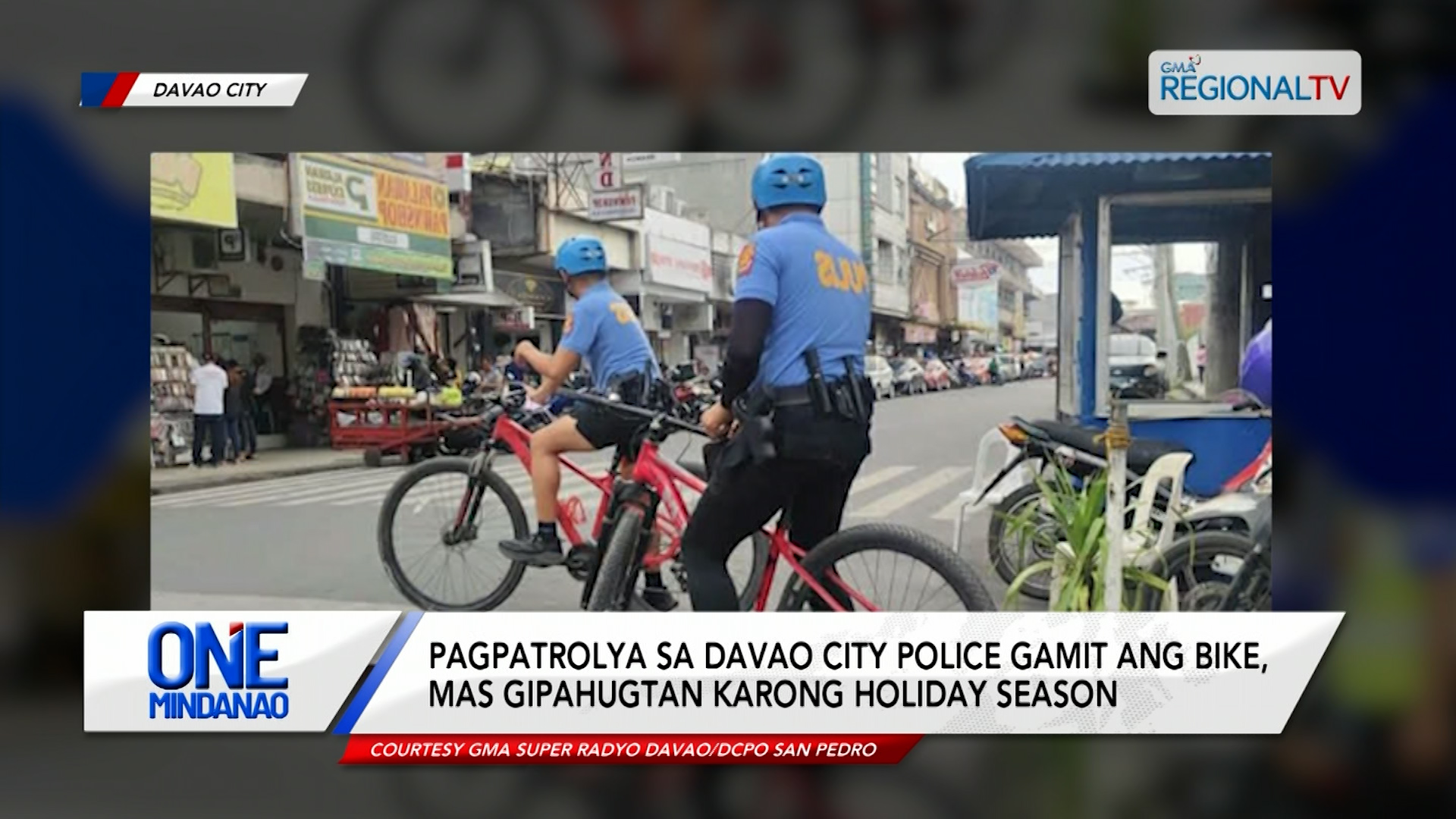 Pagpatrolya gamit ang bike sa kapulisan, gipakusgan | One Mindanao