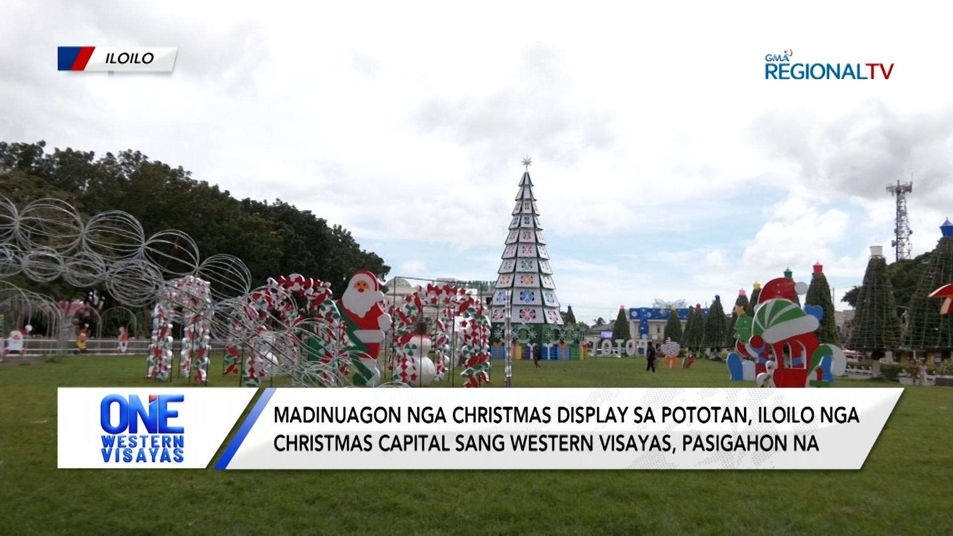 Madinuagon nga christmas display sa Pototan, Iloilo, pasigahon na | One Western Visayas