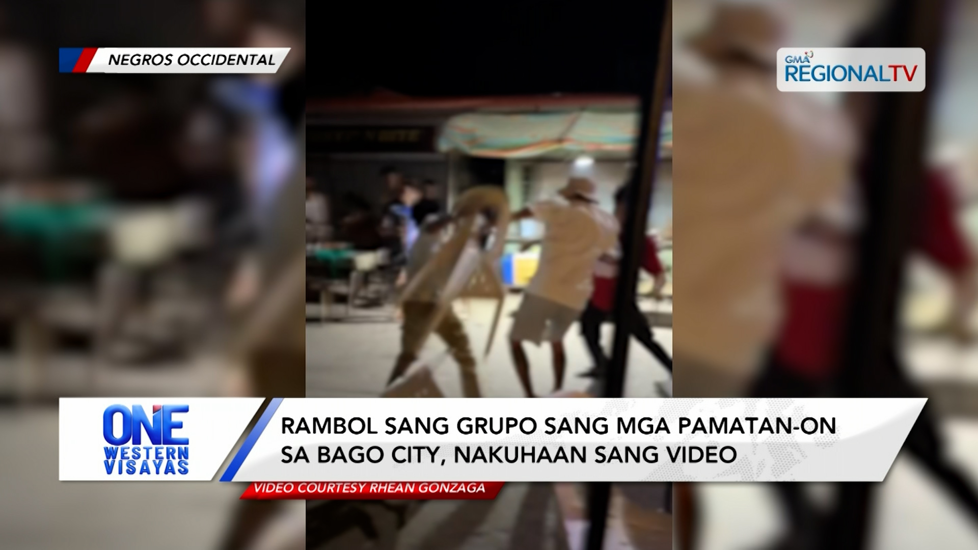 Rambol sang grupo sang mga pamatan-on sa Bago City, nakuhaan sang video | One Western Visayas