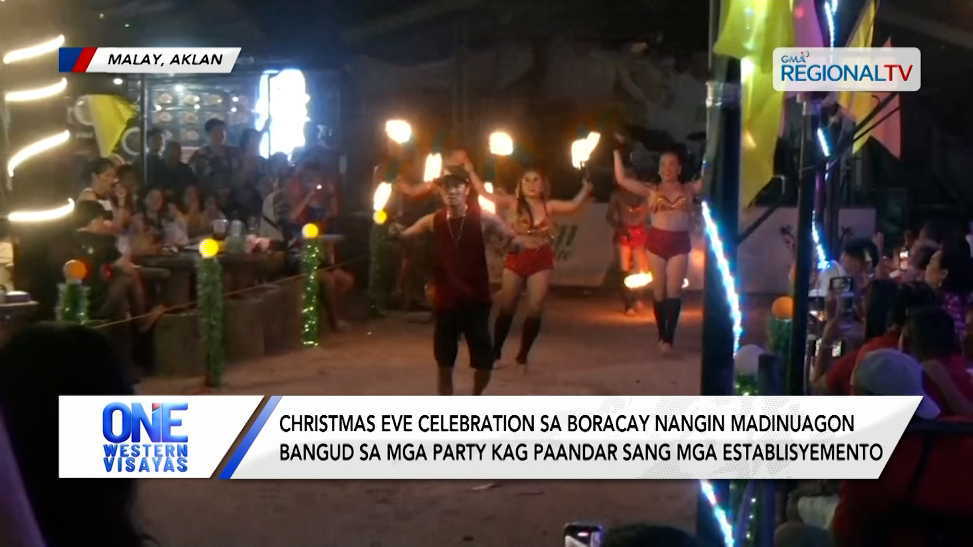 Christmas eve celebration sa Boracay nangin madinuagon bangod sa mga party | One Western Visayas