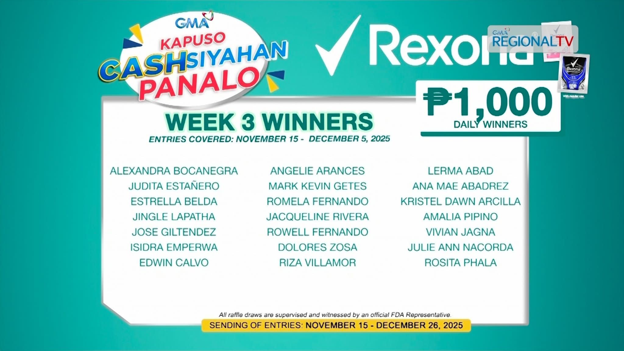 Ania na ang Nakadaug sa ‘Kapuso Cashsiyahan Panalo’ Promo | Balitang Bisdak