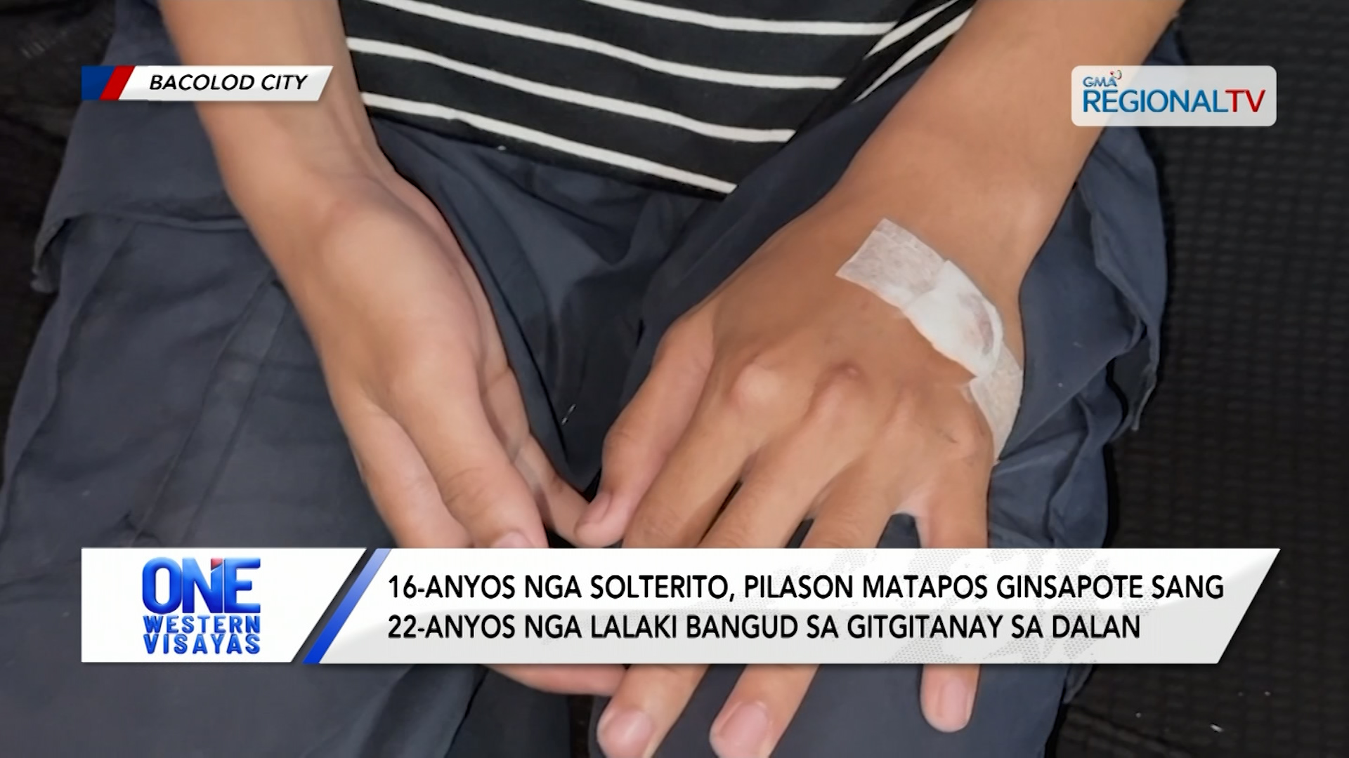 16-anyos nga solterito, pilason matapos ginsapote sang 22-anyos nga lalaki | One Western Visayas