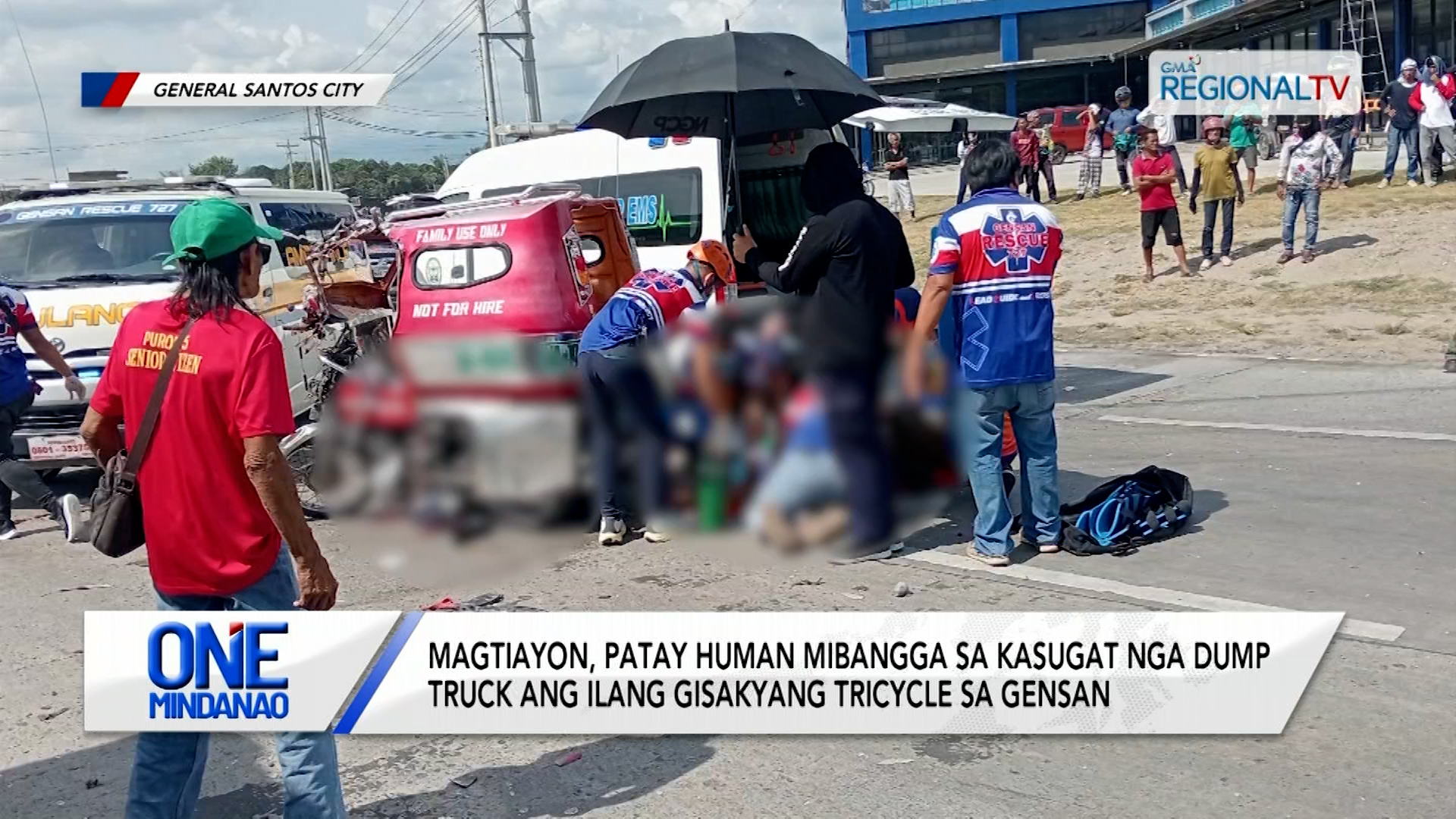 Magtiayon, patay human mibangga sa kasugat nga dump truck | One Mindanao