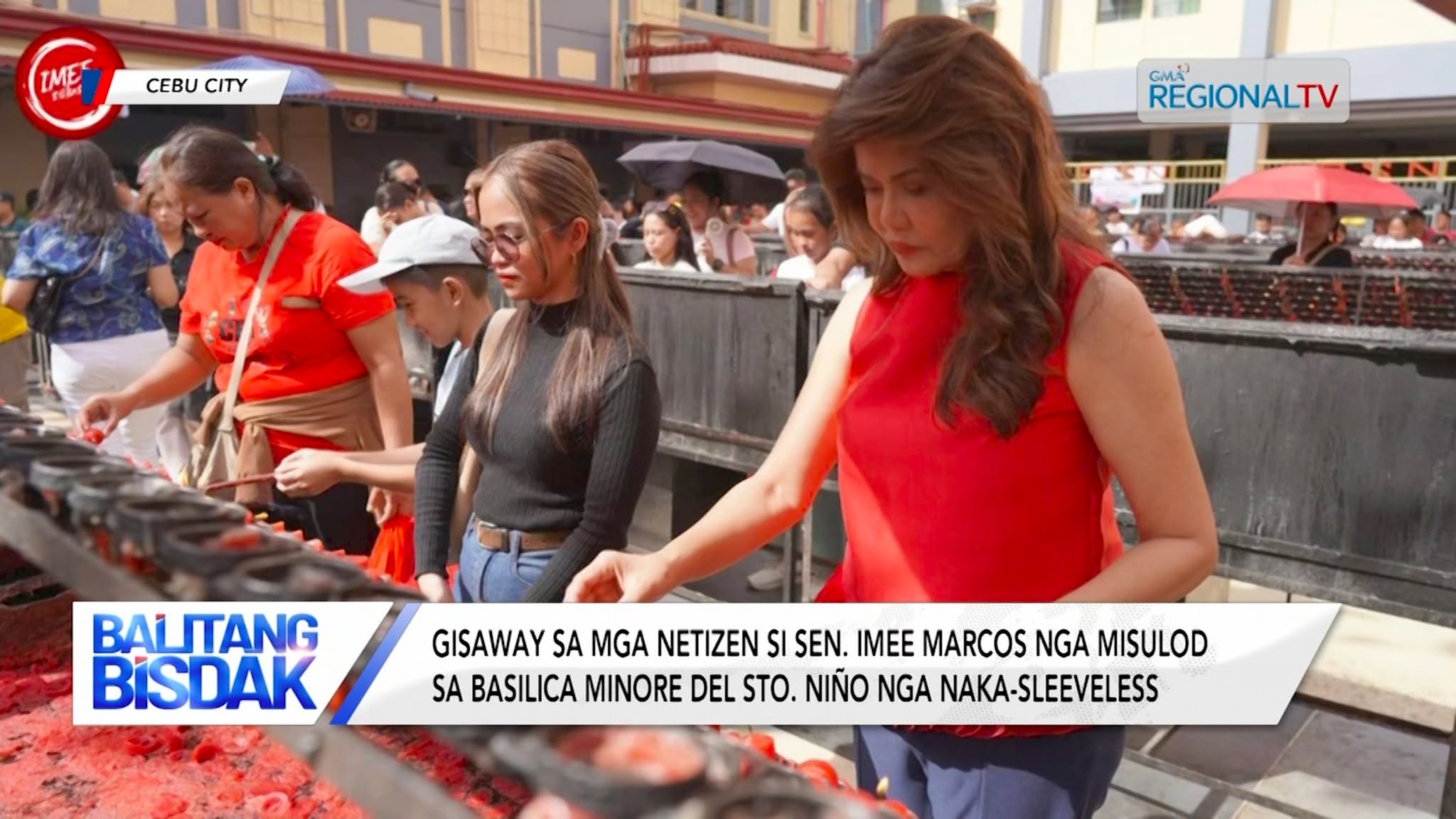 Sen. Imee Marcos, Gisaway nga Nag-sleeveless Sulod sa Simbahan | Balitang Bisdak