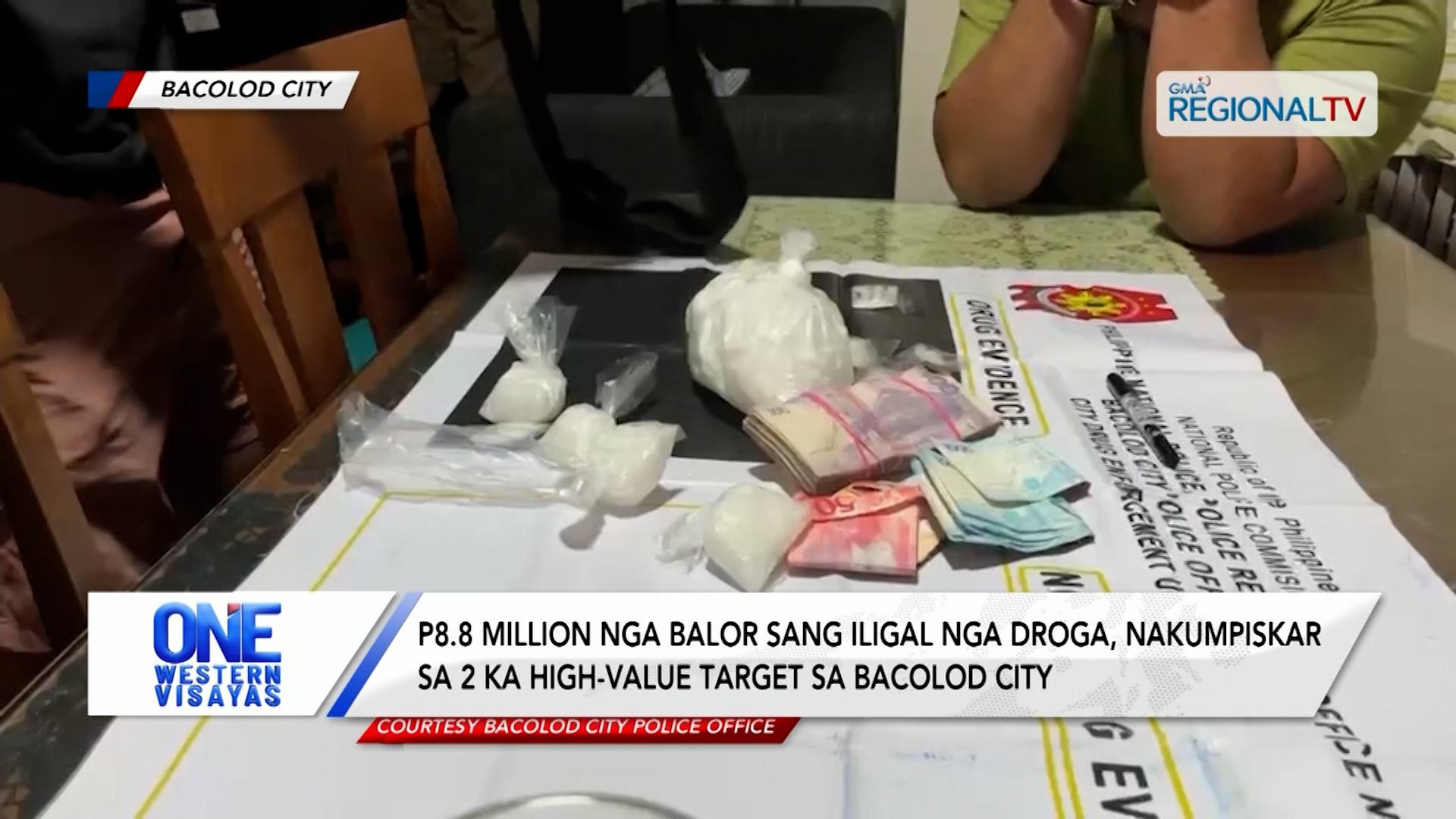 P8.8 milllion nga balor sang iligal nga droga, nakumpiskar sa Bacolod City | One Western Visayas