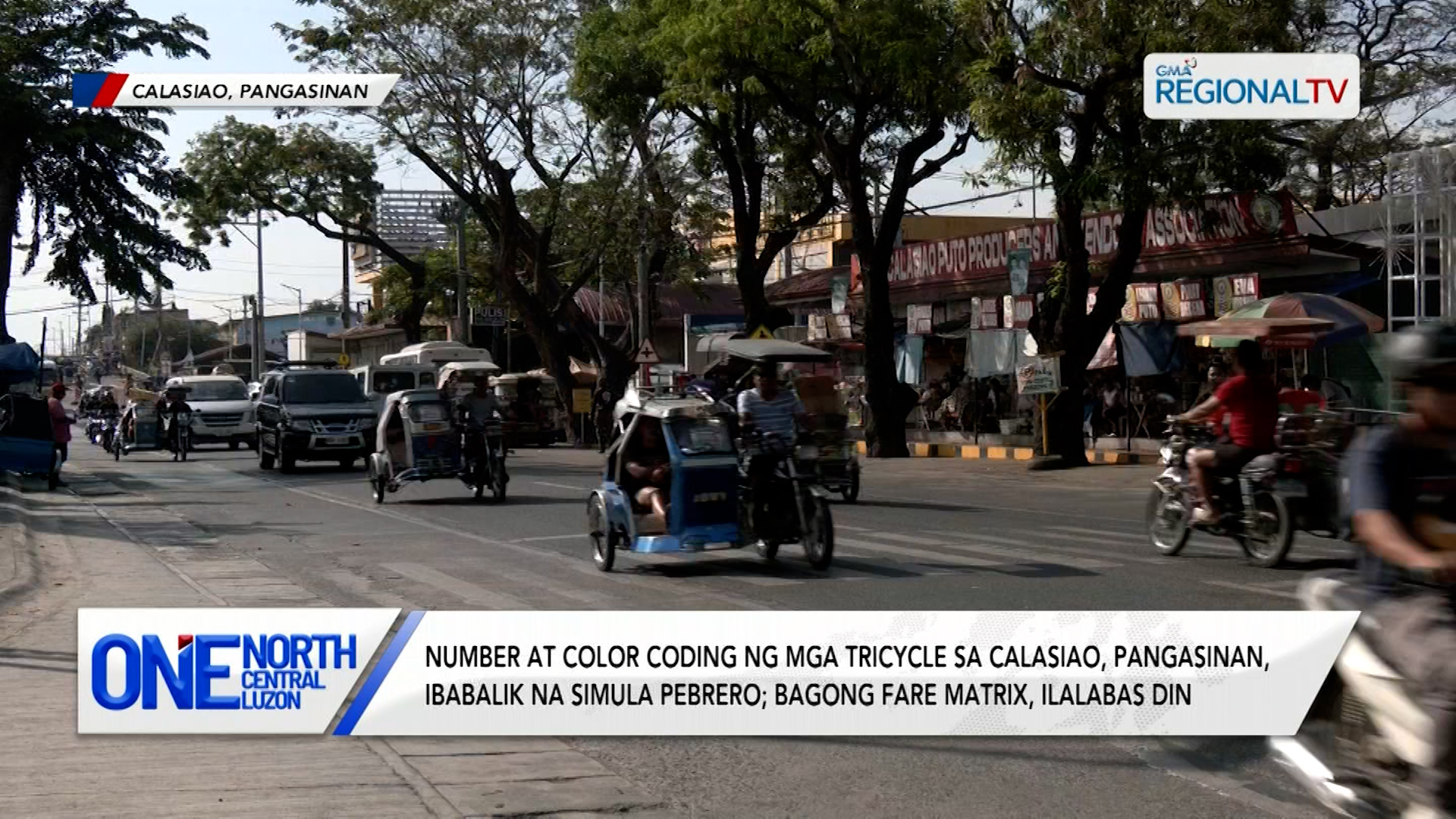 Number at color coding ng mga tricycle sa Calasiao, ibabalik na | One North Central Luzon