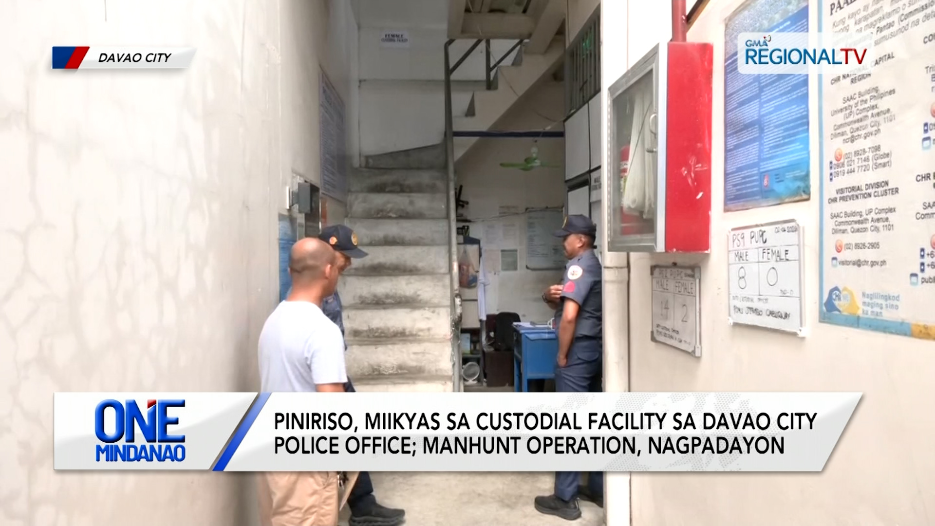 Piniriso miikyas sa custodial facility sa Davao City Police | One Mindanao
