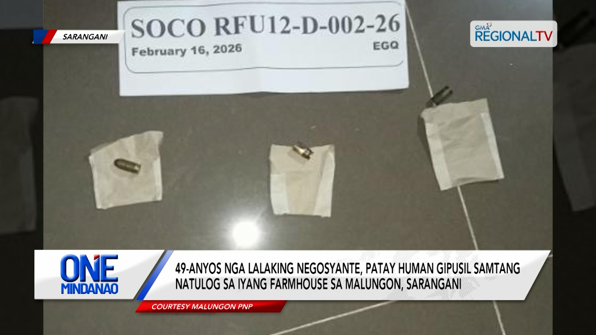 49-anyos nga lalaking negosyante, patay human gipusil | One Mindanao