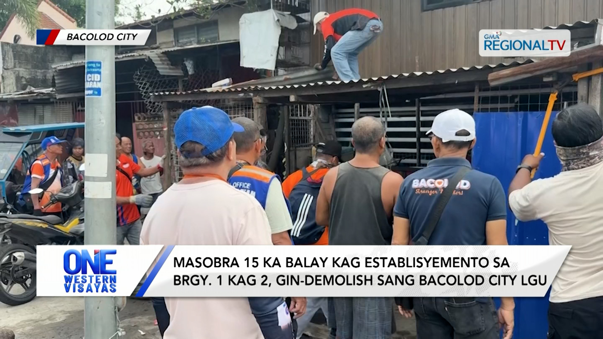 15 ka balay kag establisyemento sa Brgy. 1 kag 2, Bacolod City, gin-demolish | One Western Visayas