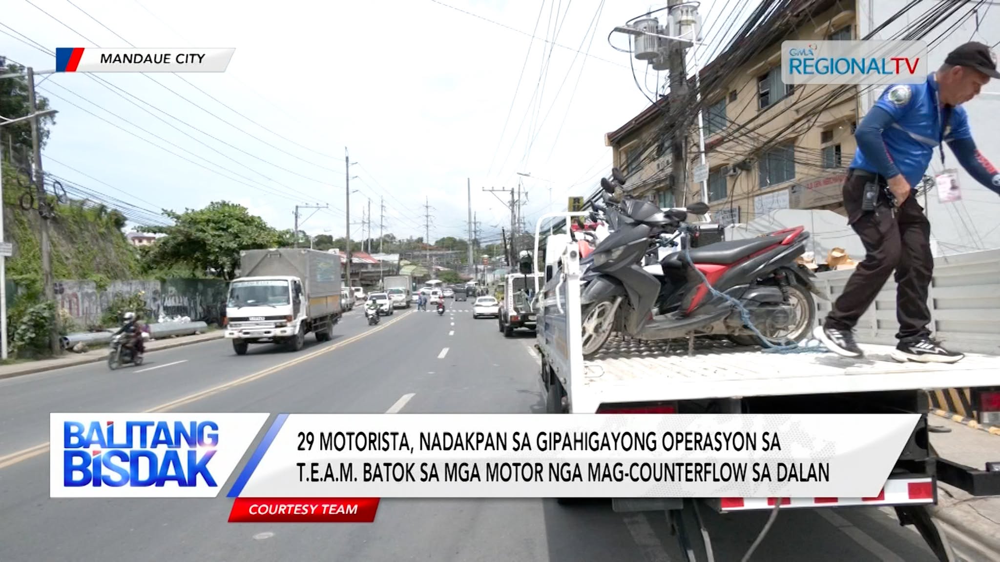 29 Motorista, nadakpan sa gipahigayong operasyon sa T.E.A.M. | Balitang Bisdak