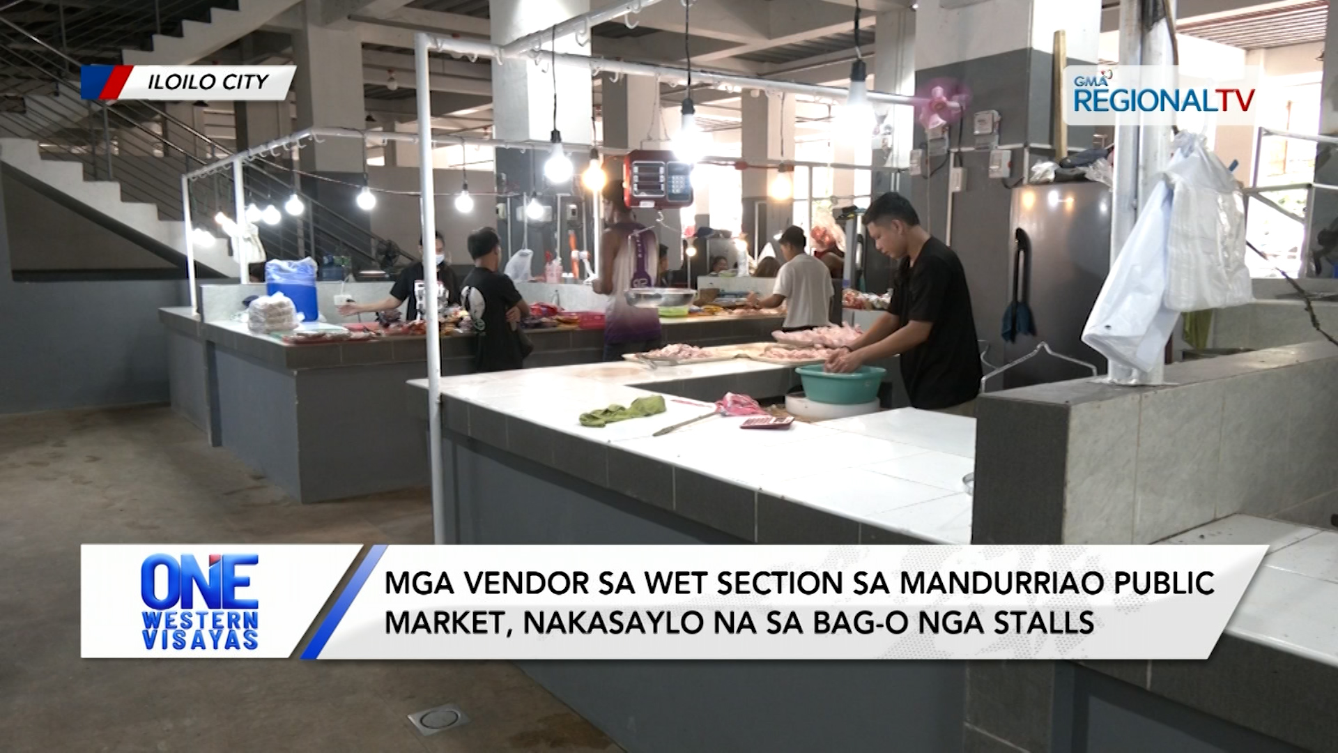 Vendors sa wet section, nakasulod na sa bag-o nga Mandurriao Public Market | One Western Visayas