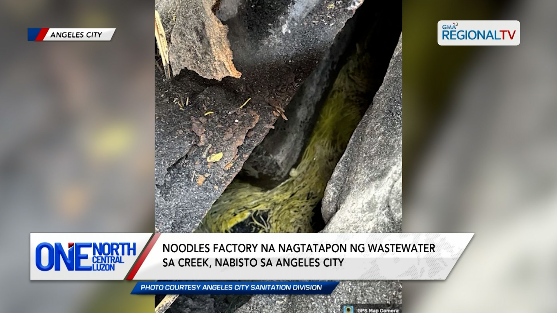 Noodles factory na nagtatapon ng wastewater sa creek, nabisto sa Angeles | One North Central Luzon