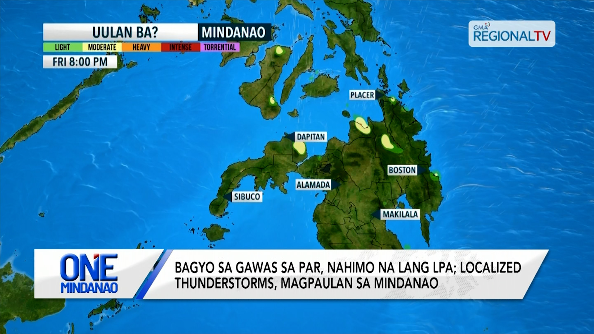 Trough sa bagyo, magpaulan sa Mindanao | One Mindanao
