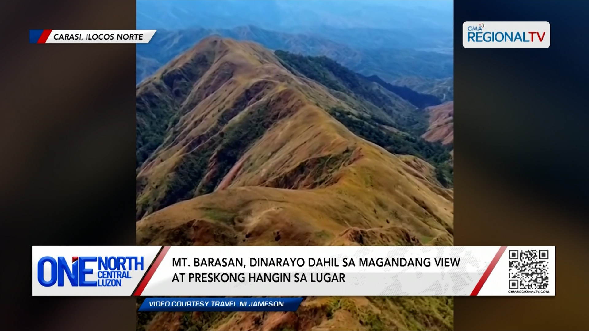 Mt. Barasan, dinarayo dahil sa magandang view at preskong hangin sa lugar | One North Central Luzon
