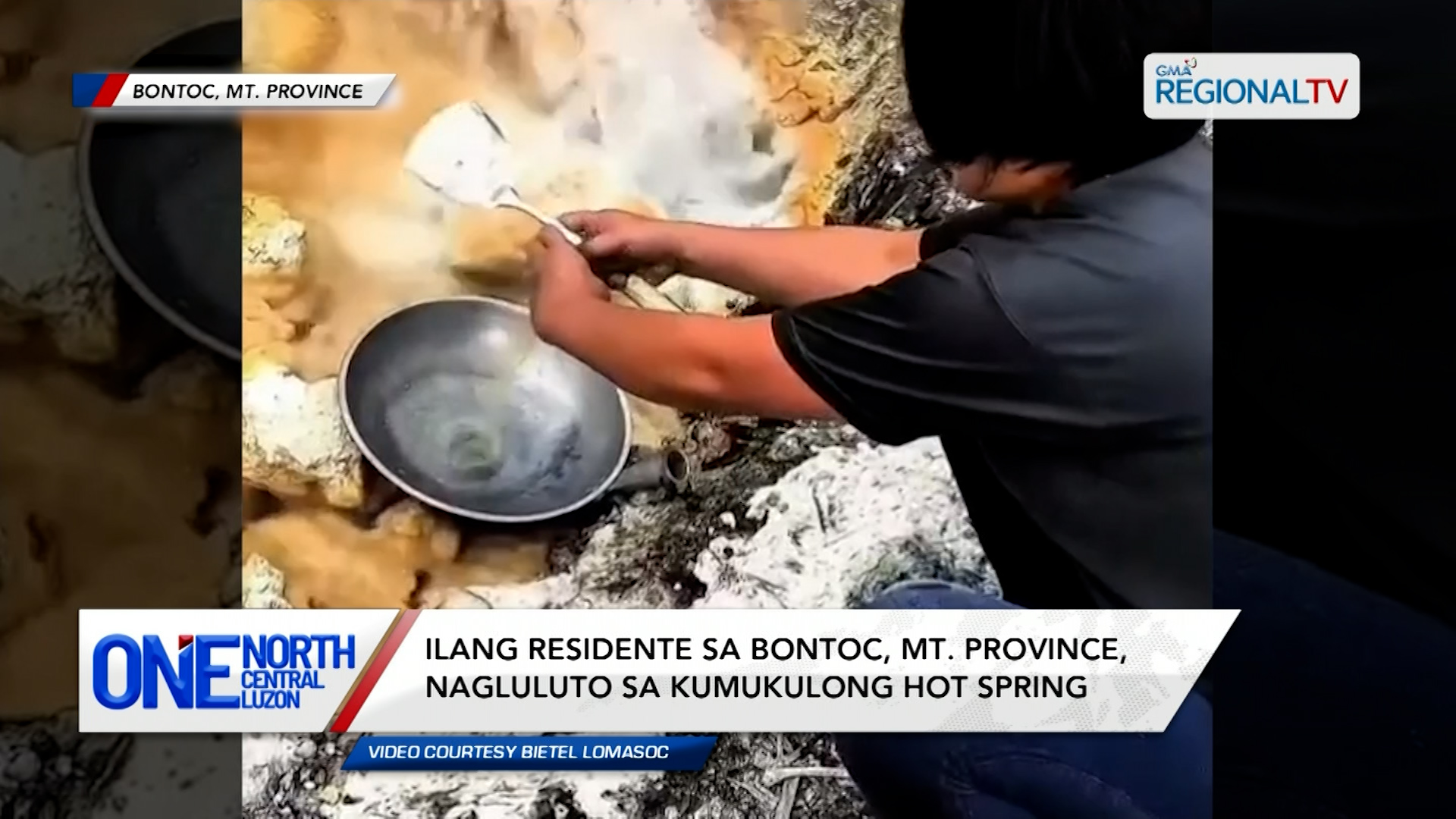Ilang residente sa Mt. Province, nagluluto sa kumukulong hot spring | One North Central Luzon
