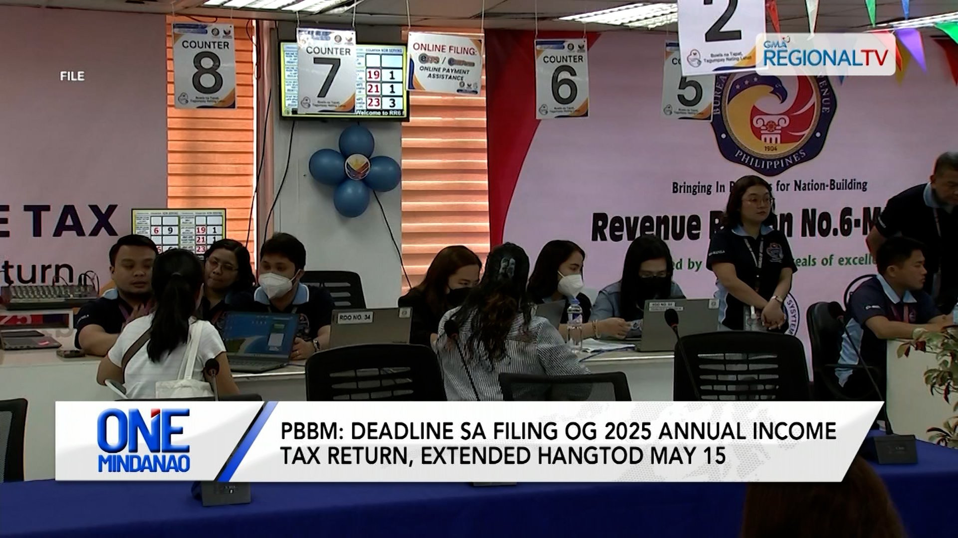 Deadline sa filing og 2025 Annual Income Tax Return, extended | One Mindanao