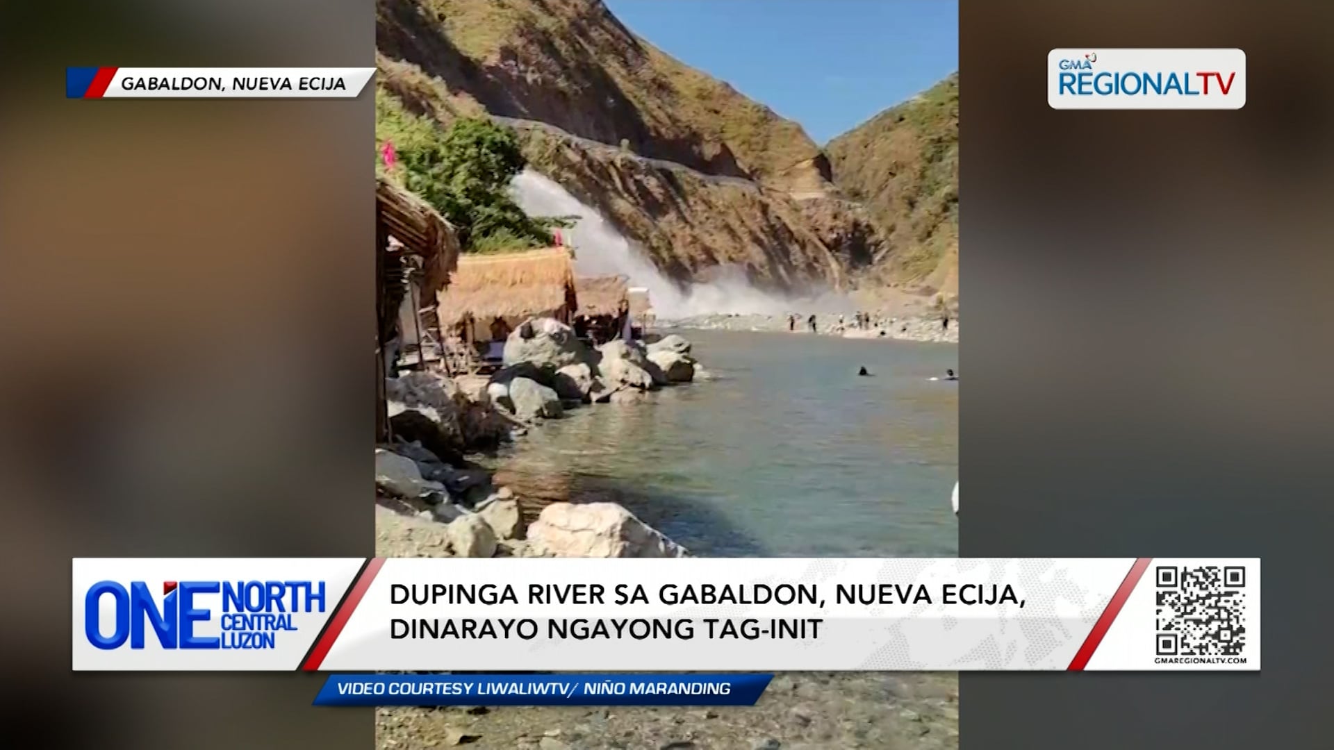 Dupinga River sa Gabaldon, Nueva Ecija, dinarayo ngayong tag-init. | One North Central Luzon