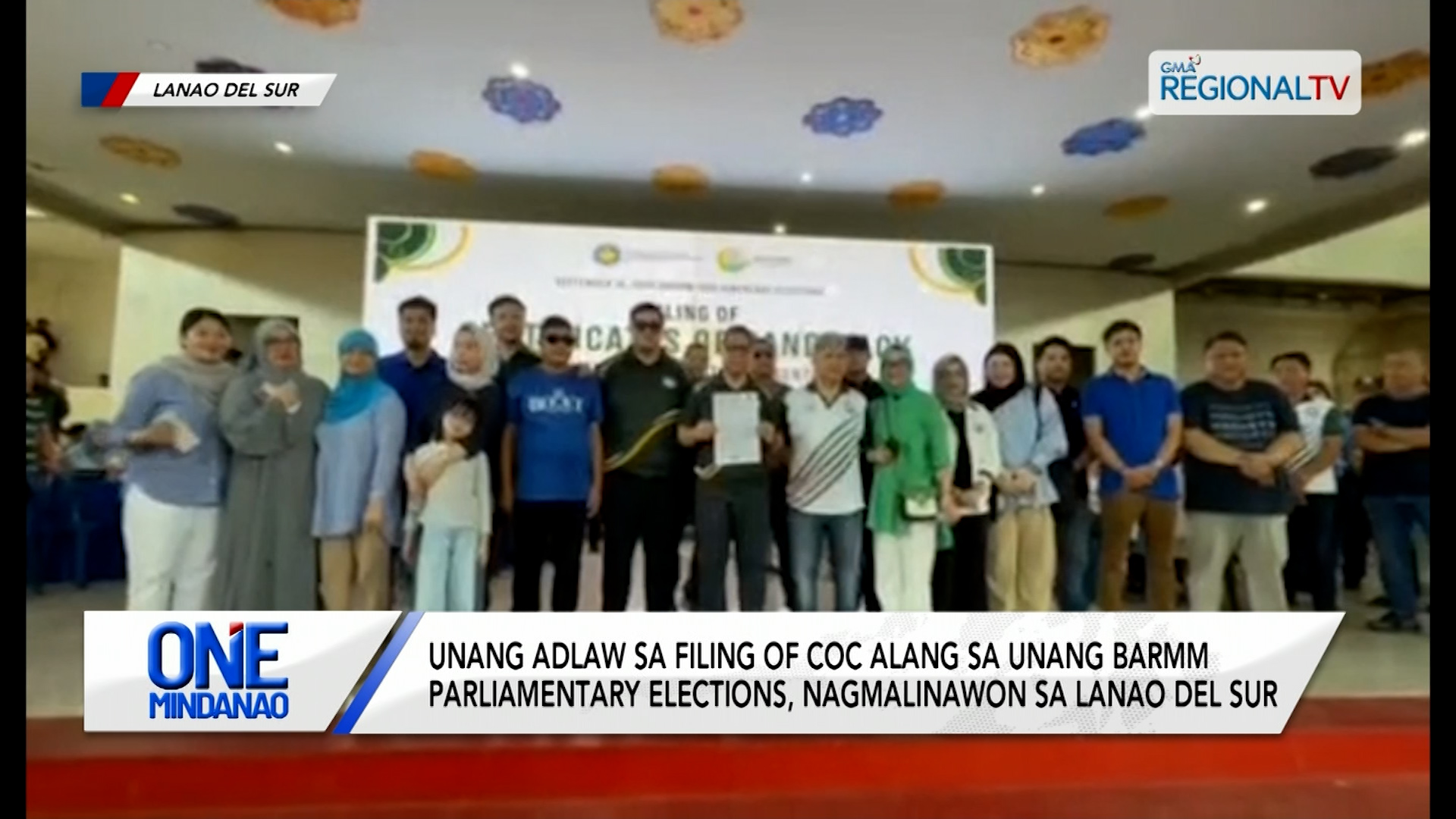 Unang adlaw sa Filing of COC, nagmalinawon I One Mindanao