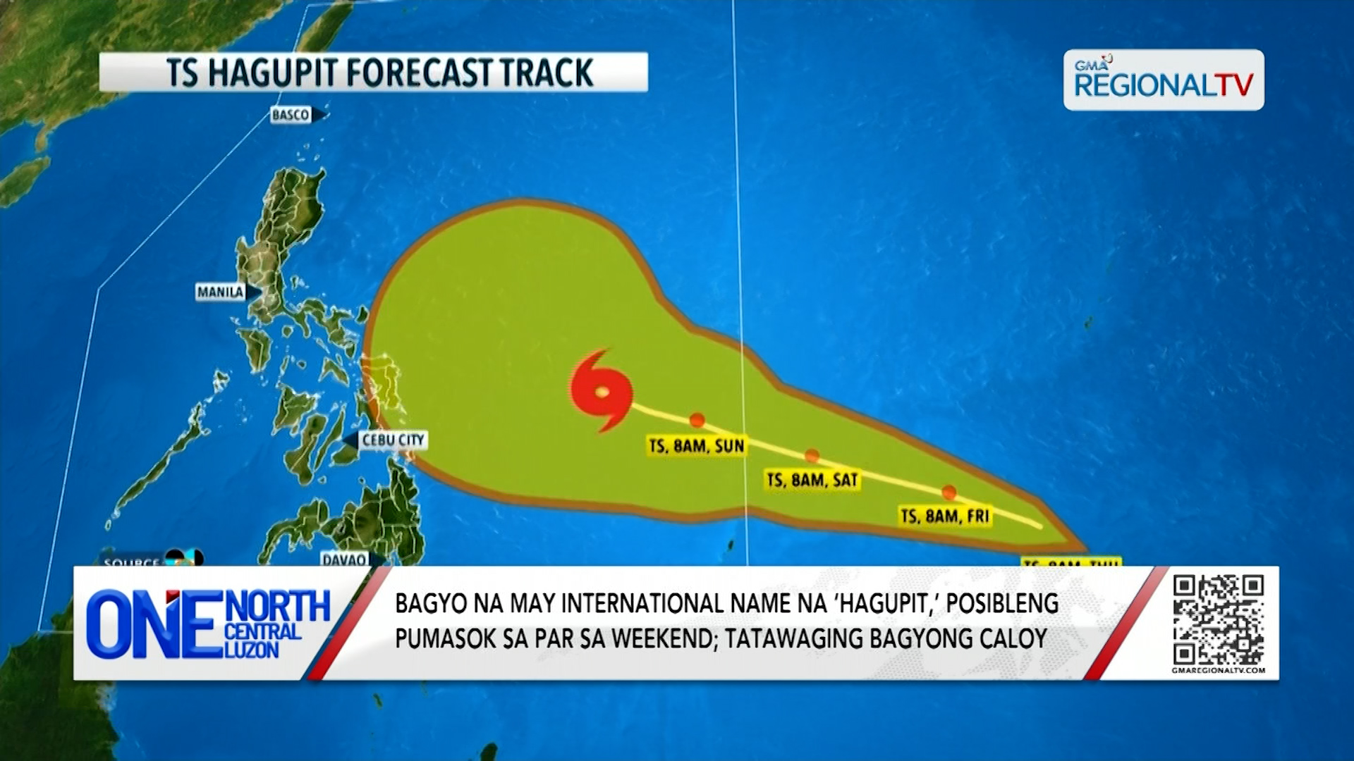 Bagyo na may international name na ‘Hagupit,’ posibleng pumasok sa PAR | One North Central Luzon