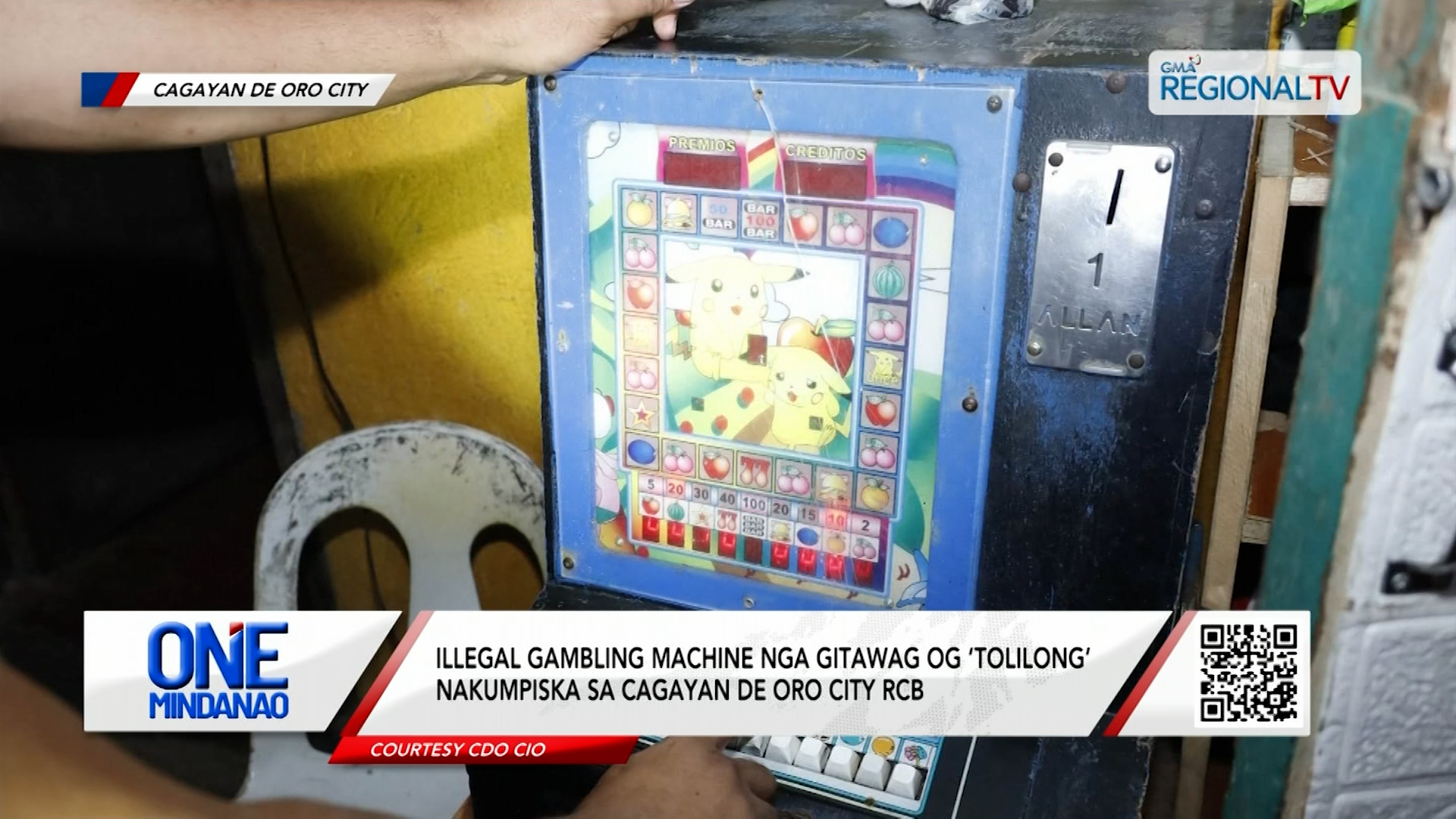 Illegal gambling machine nga gitawag og ‘tolilong’ nakumpiska I One Mindanao