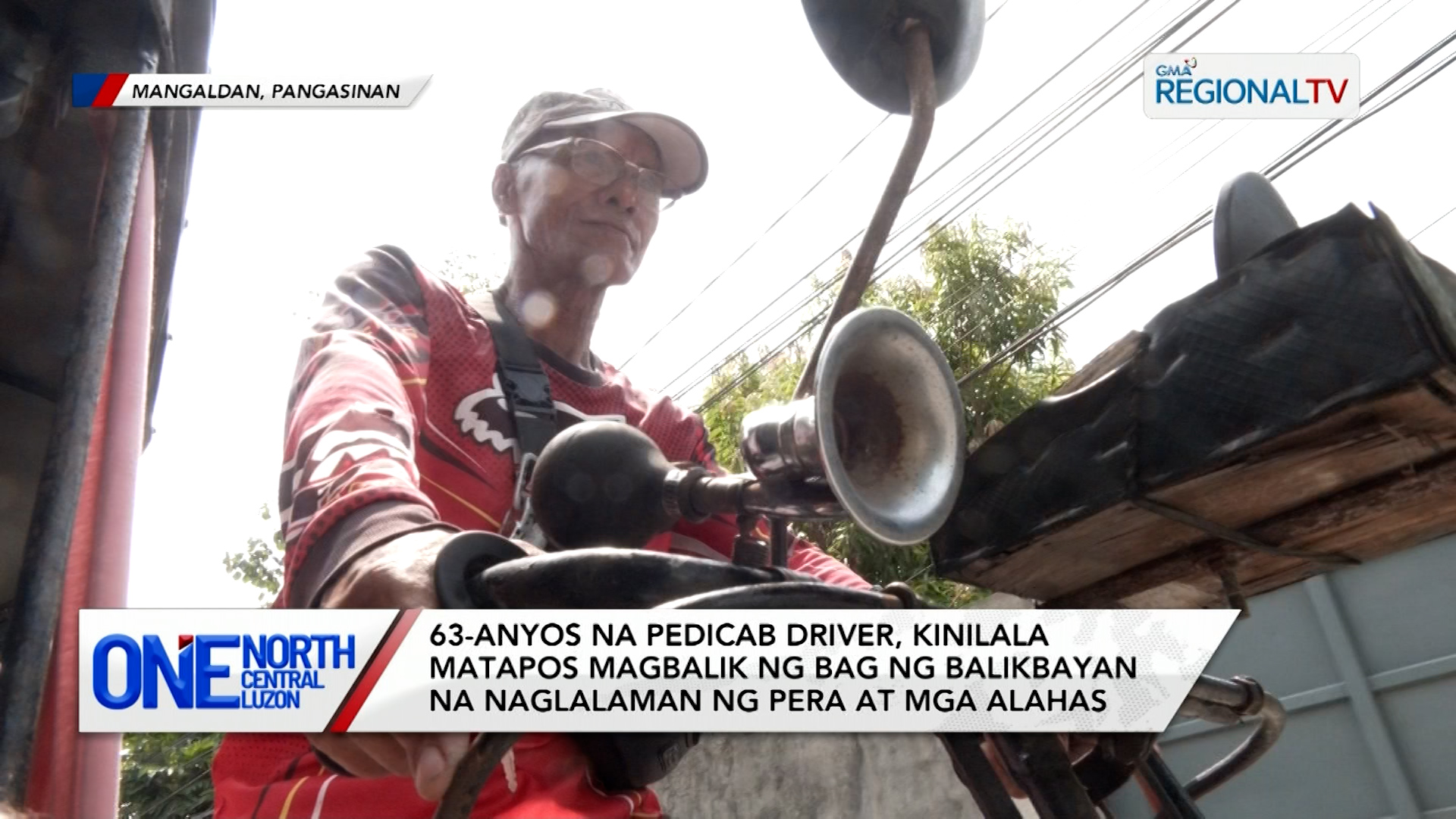 Pedicab driver, kinilala matapos magbalik ng bag | One North Central Luzon
