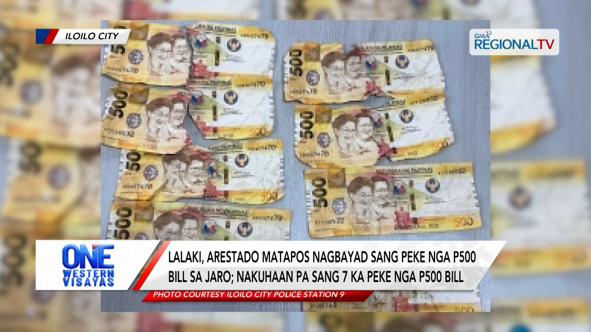 Lalaki, arestado matapos nagbayad sang peke nga P500 bill sa Jaro | One Western Visayas