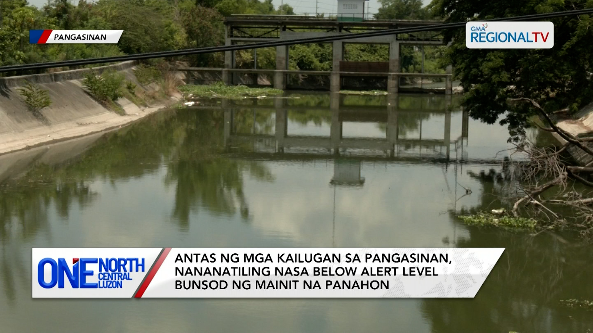 Antas ng mga kailugan sa Pangasinan, nananatiling nasa below alert ...
