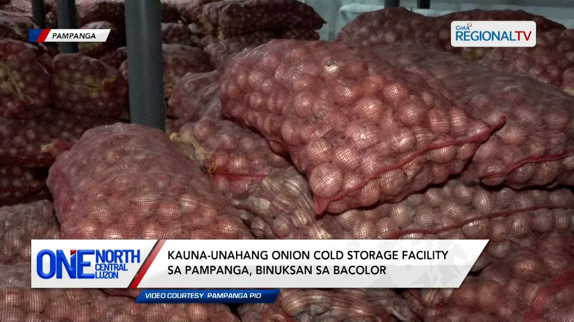 Kauna-unahang onion cold storage facility sa Pampanga, binuksan sa Bacolor | One North Central Luzon