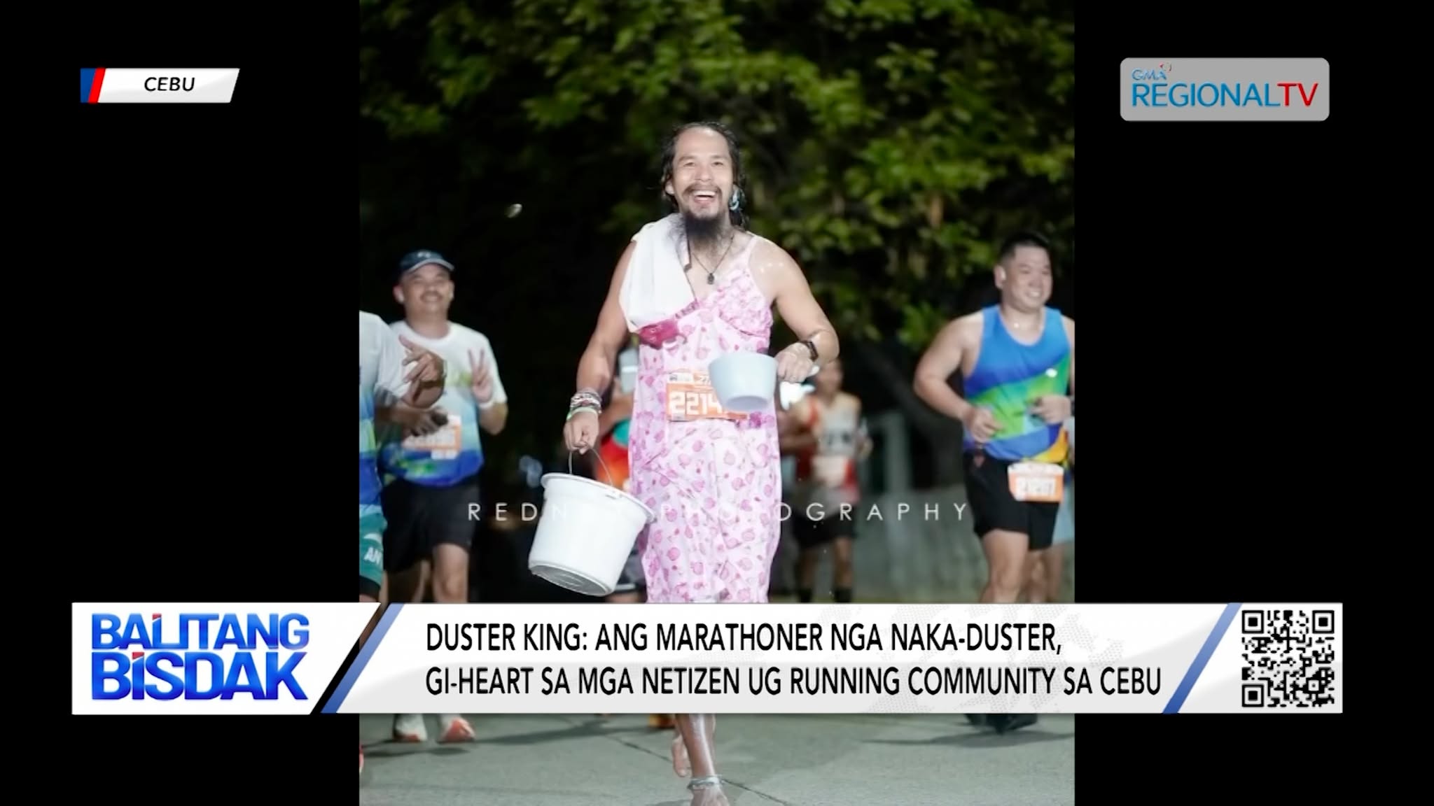 Usa ka Marathoner, Gi-heart sa mga Netizen ug Running Community | Balitang Bisdak