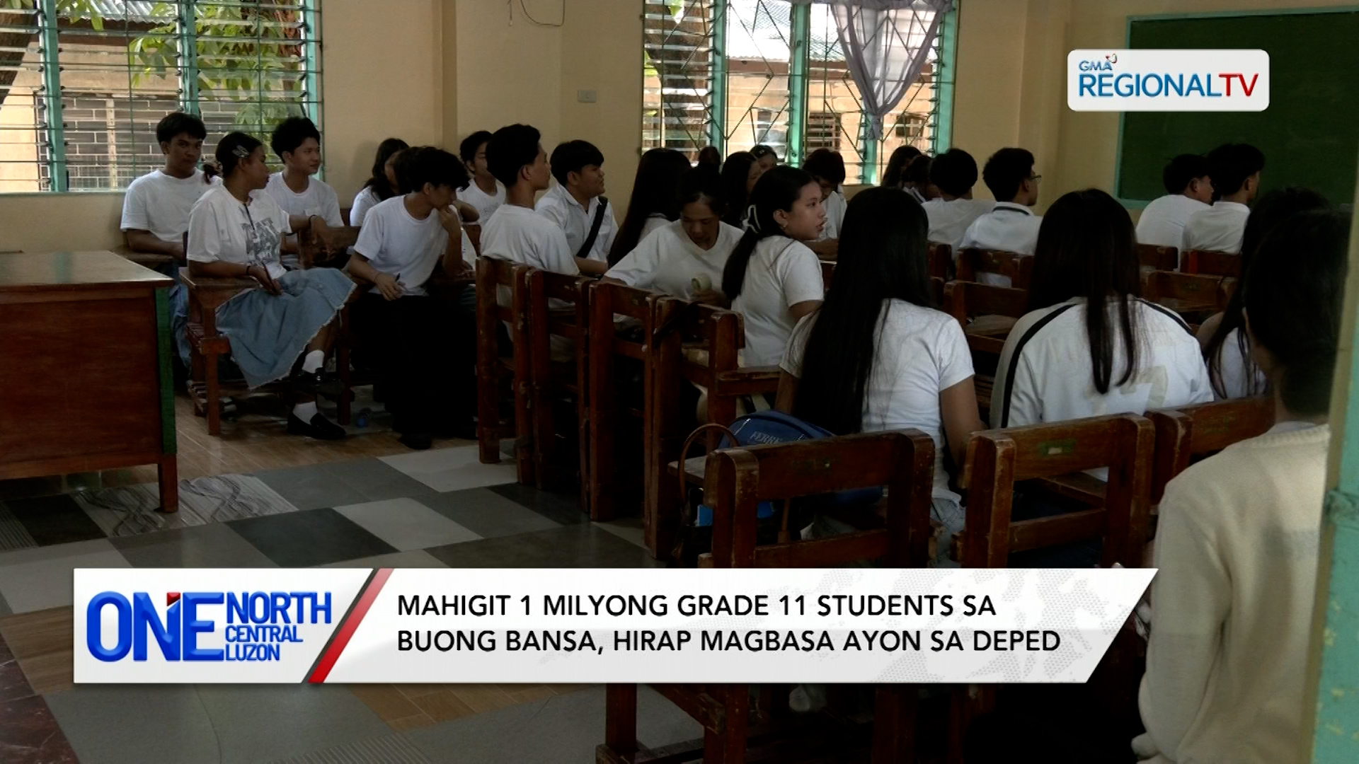 Mahigit 1M grade 11 students sa buong bansa, hirap magbasa ayon sa DepEd | One North Central Luzon