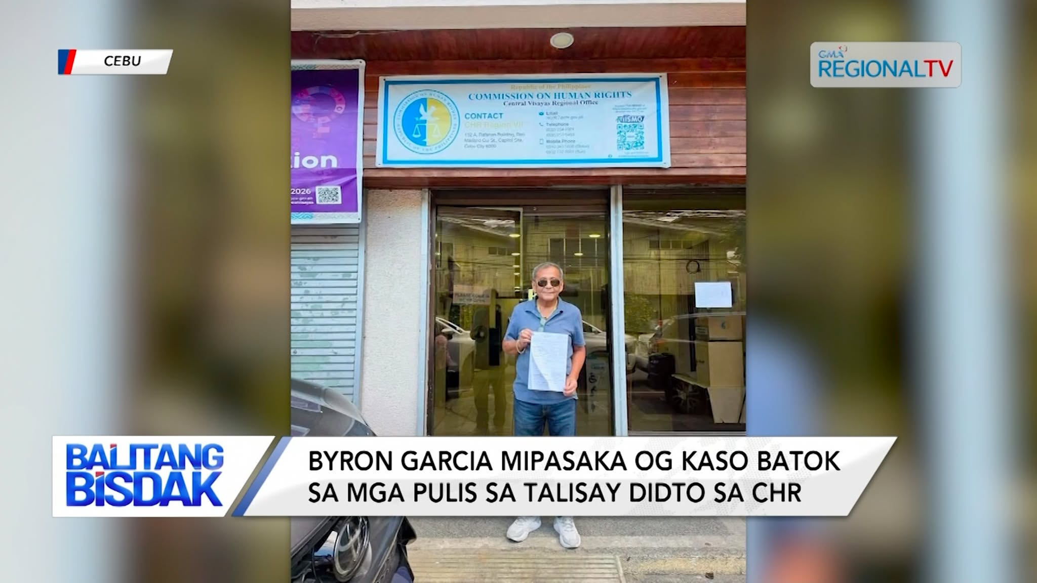 Byron Garcia, Nipasaka og kaso batok sa mga Pulis sa Talisay City | Balitang Bisdak